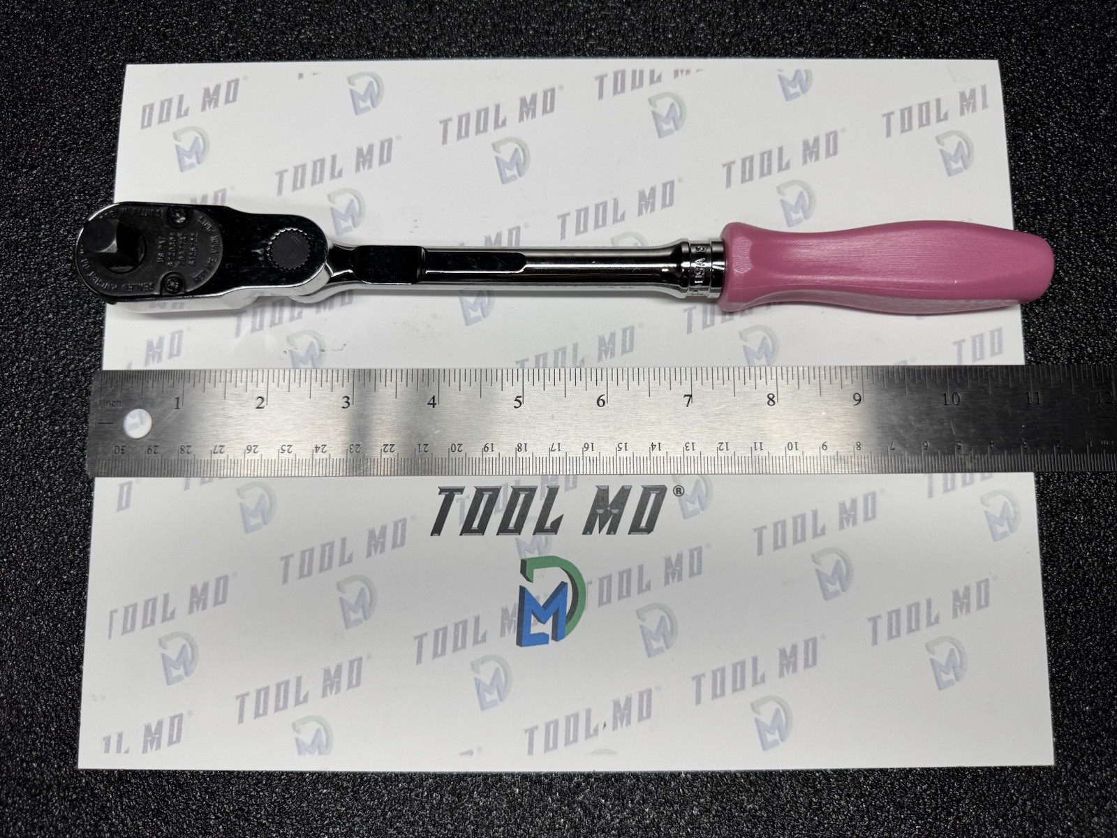 Snap-on Tools PEARL PINK 3/8″ Drive Hard Grip Multi-Position Ratchet FHD80MP