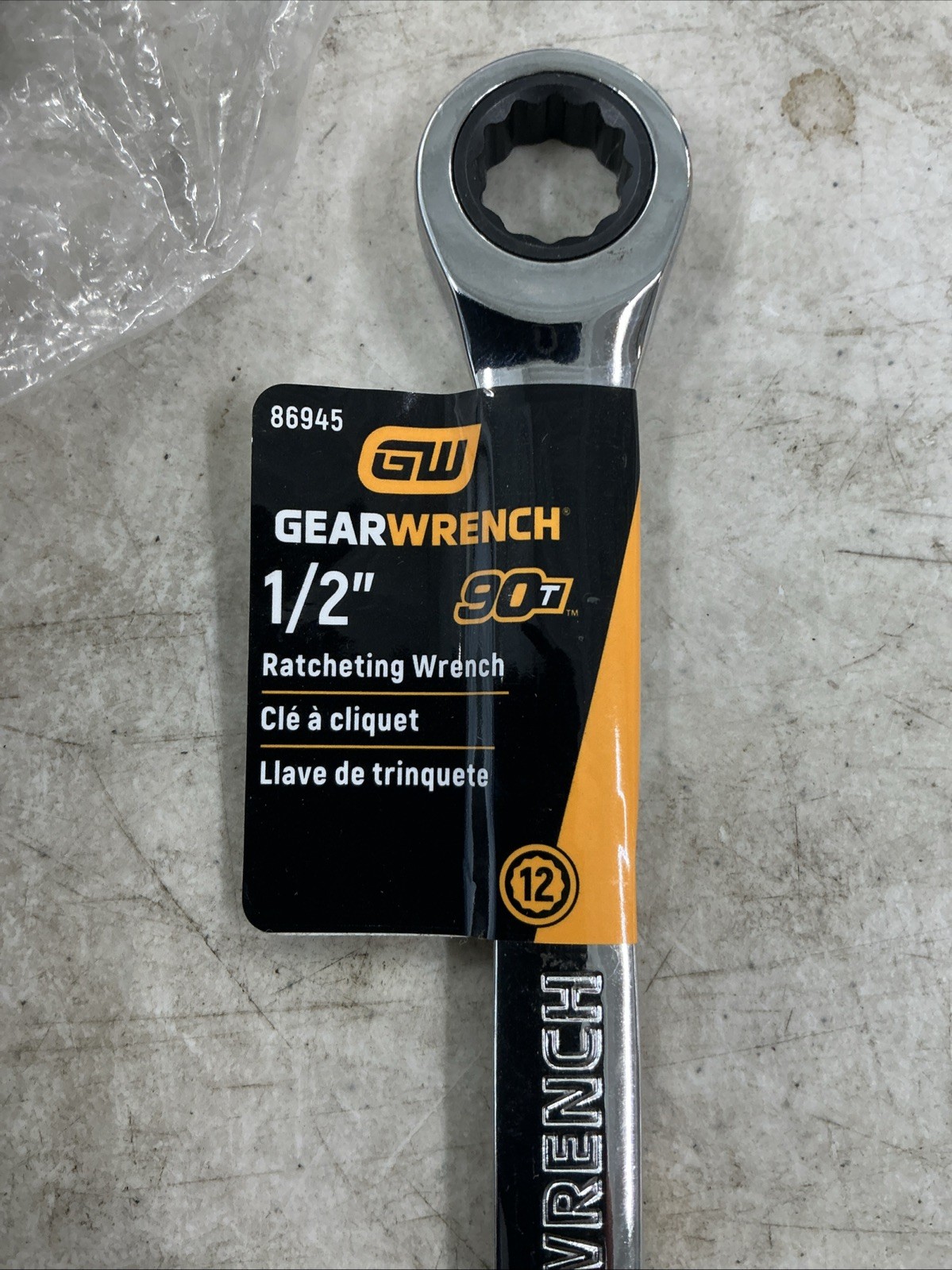 GEARWRENCH 86945- 1/2″ Combination Ratcheting Wrench