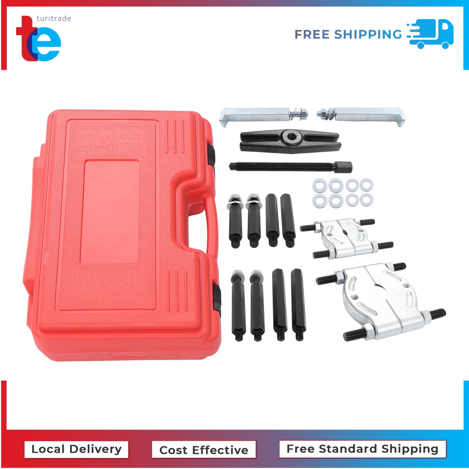 5 Ton Capacity Heavy Duty Bearing Separator Puller Kit Wheel Hub Axle Puller Set