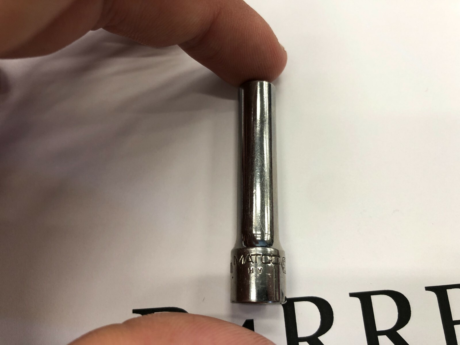 Matco Tools 1/4″ Drive 6mm Metric Deep 6 Point Deep Chrome Socket AD6M6