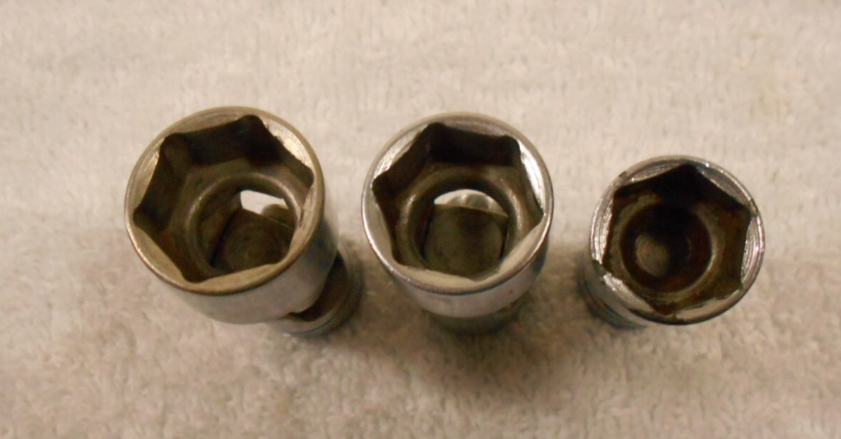 Snap On Swivel Sockets 3/8″ Drive Set of (3) FS24 3/4″, FS22 11/16″, FS20A 5/8″