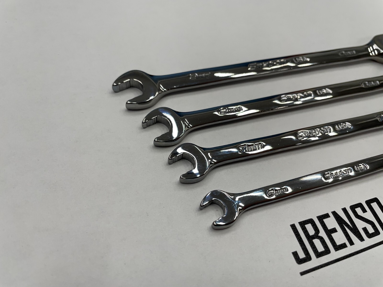 Snap-on Tools NEW 4pc METRIC Non-Reverse Ratcheting Combo Wrench Set SOXRM704A