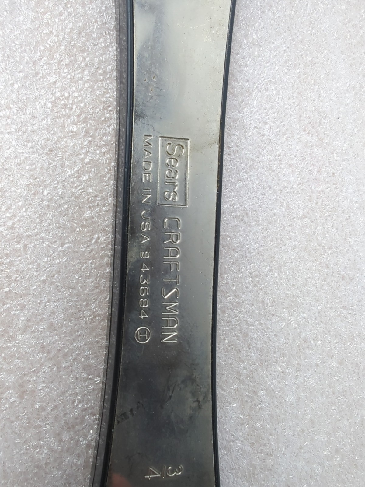 Craftsman 5/8in X 3/4in Double Box End 12 Point Ratcheting Wrench 43684 USA