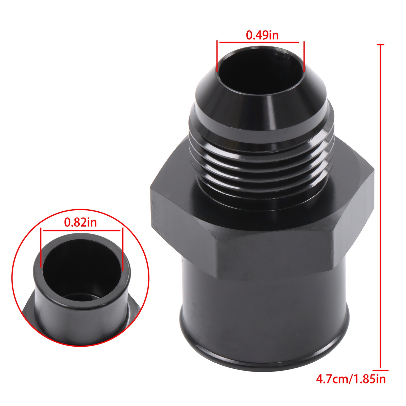 SBC 10AN Valve Cover Adapter Fittings (1 Pair ) Fit for Push-In Grommet 34-00031