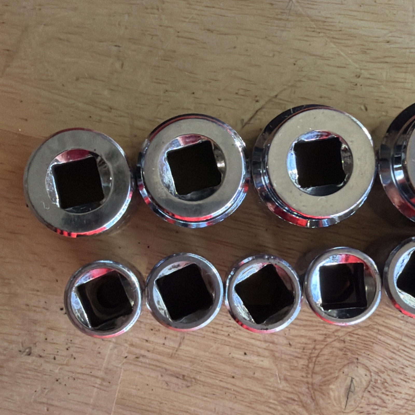 Mac Tools SAE Shallow Socket Set 3/8″ Drive 6 Point 12pc W/ Tray SX126TR USA