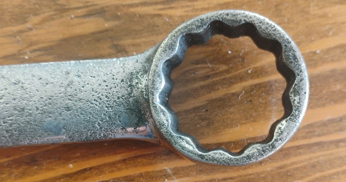 Snap-On Tools OEX300 5/16″ 12 Point SAE Short Combination Wrench Chrome USA