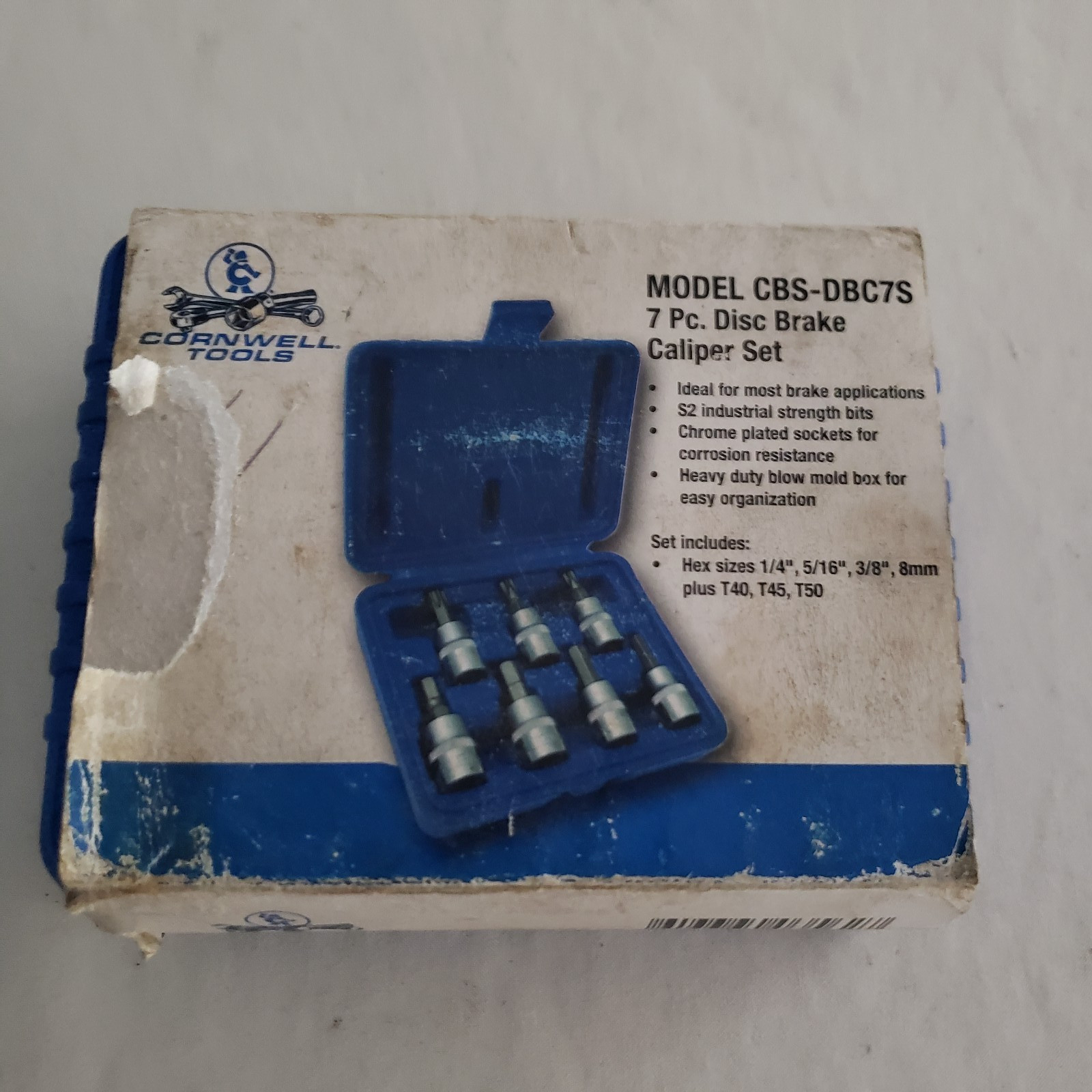 CORNWELL TOOLS CBSDBC7S – 7 Piece Disc Brake Caliper Set NEW OTHER