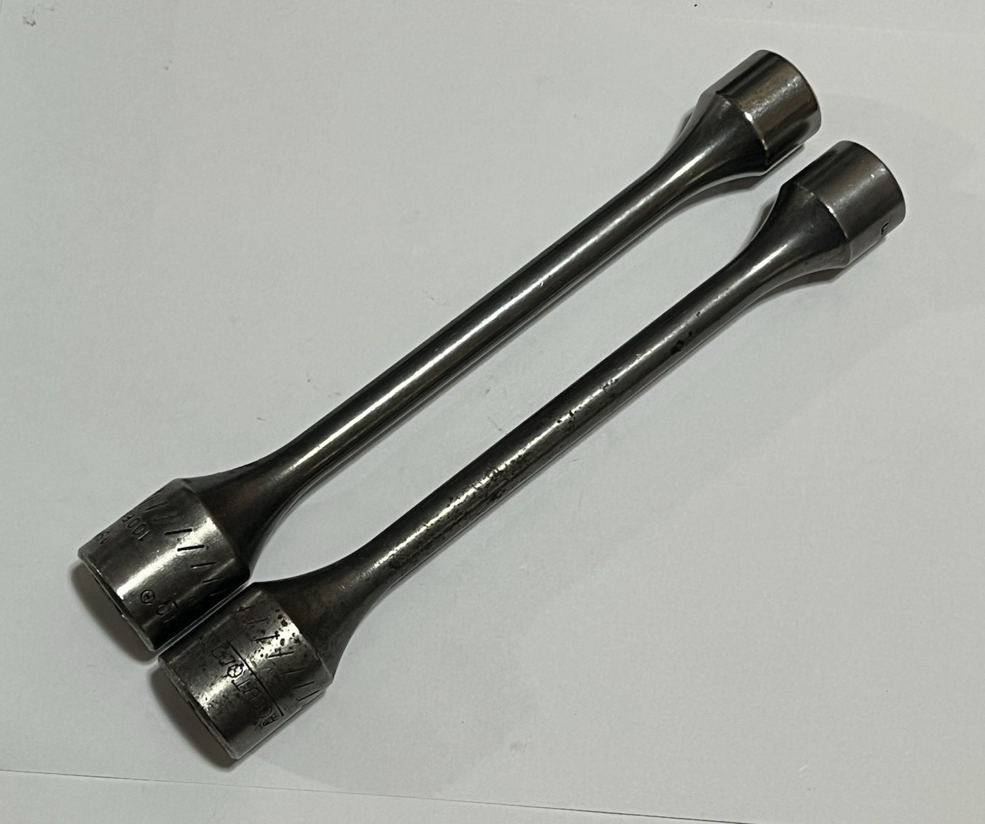 Accutorq Wheel Lug Nut Torque Impact Stick 2 pc Set 3/4 19mm 13/16 x 100 Ft/Lb