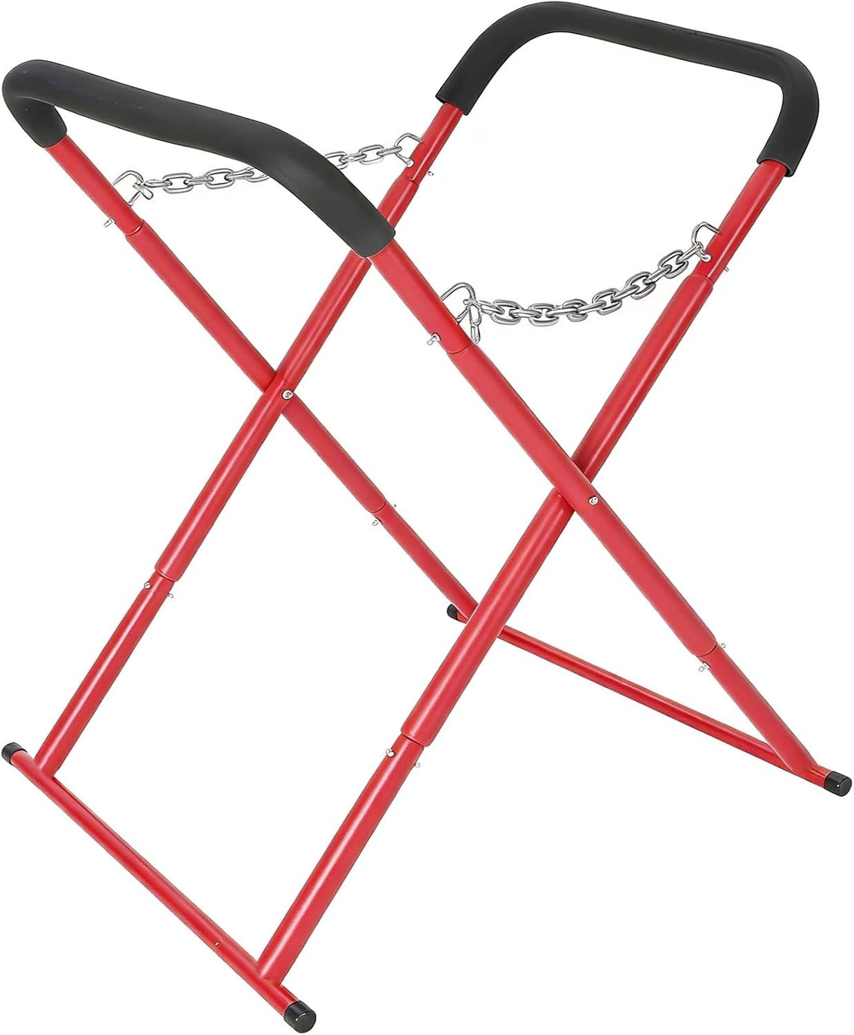 Folding Automotive Bumper & Fender Stand, Height Adjustable, 700lb Load Steel
