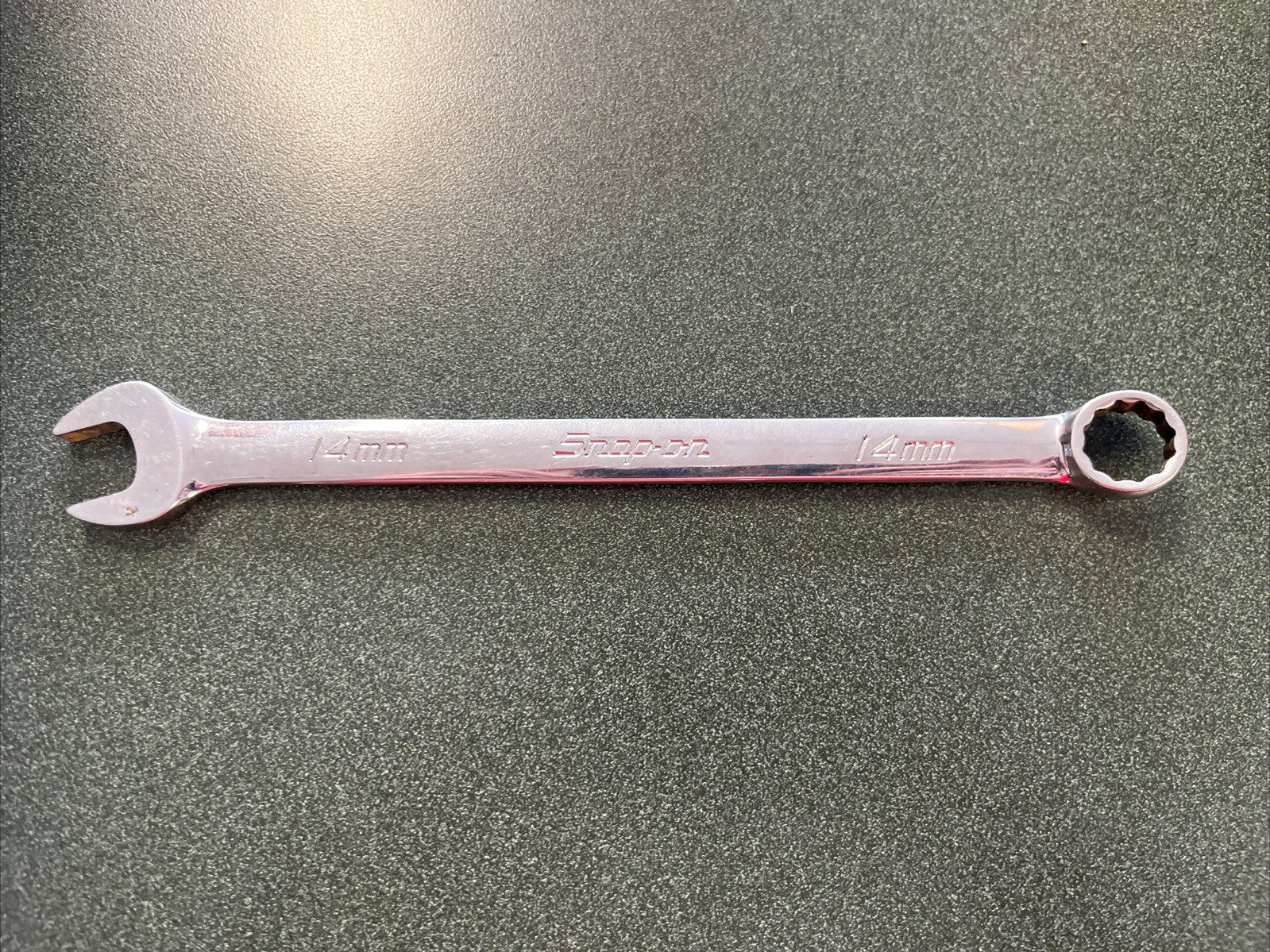 Snap On 14mm Standard Length 12pt Combination Wrench OEXM140B