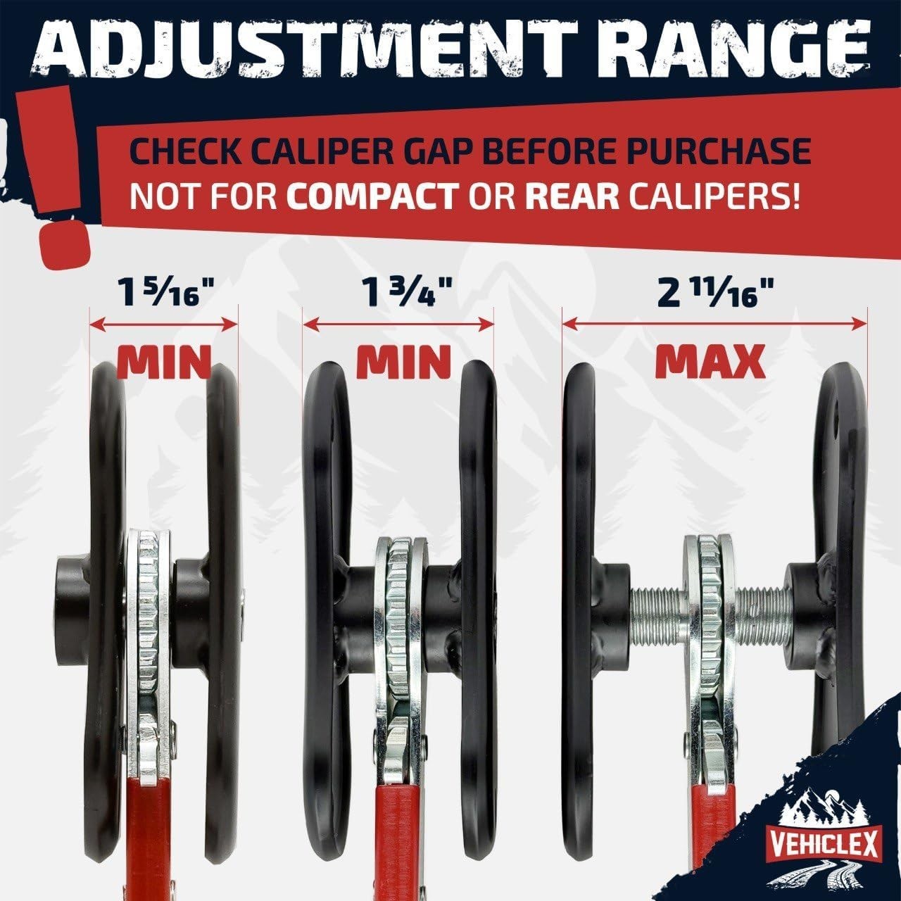 Brake Caliper Compression Tool Heavy Duty Piston Compressor Tool