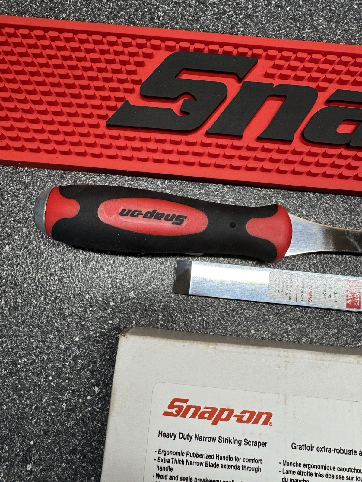 SNAP ON TOOLS NEW 2-Piece Heavy Duty Narrow Striking Scraper Set PKNC301 +