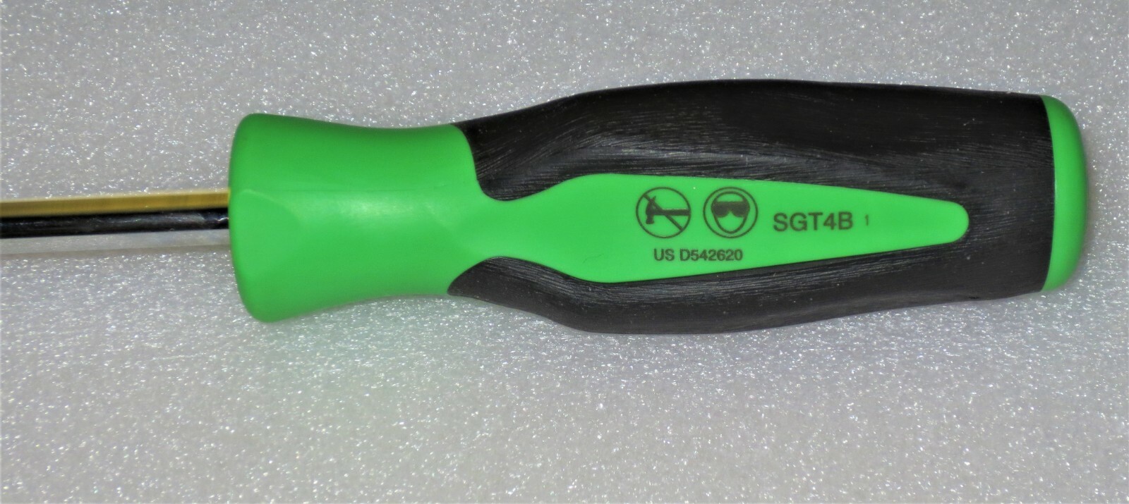 NEW Snap-on 1/4″ DRIVER – SGT4BG *SOFT GREEN HANDLE* 1/4″ SHANK DRIVER *NEW*