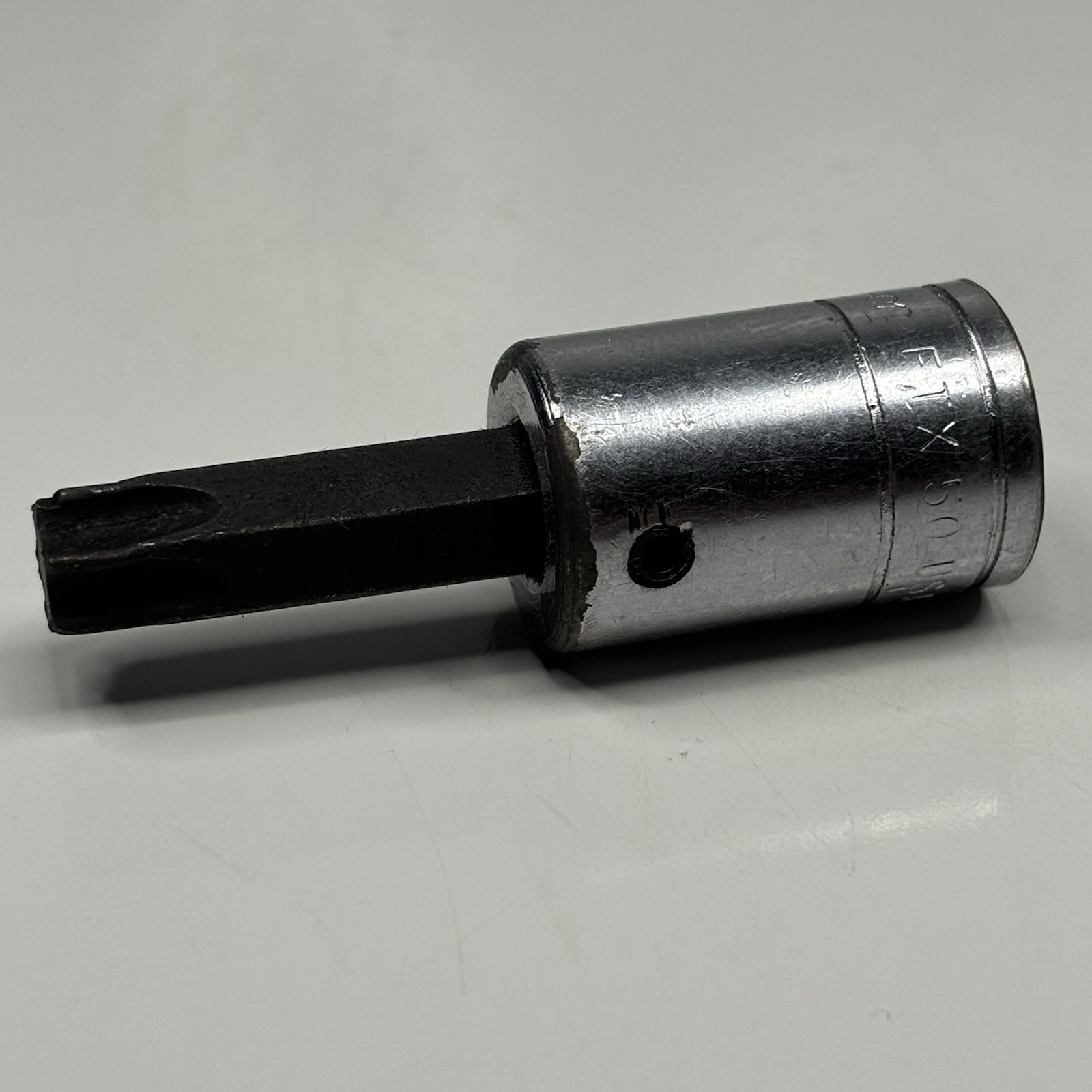Snap On Tools FTX50 3/8” DrIve Torx T50 Standard Bit Socket Driver USA VTG 1987