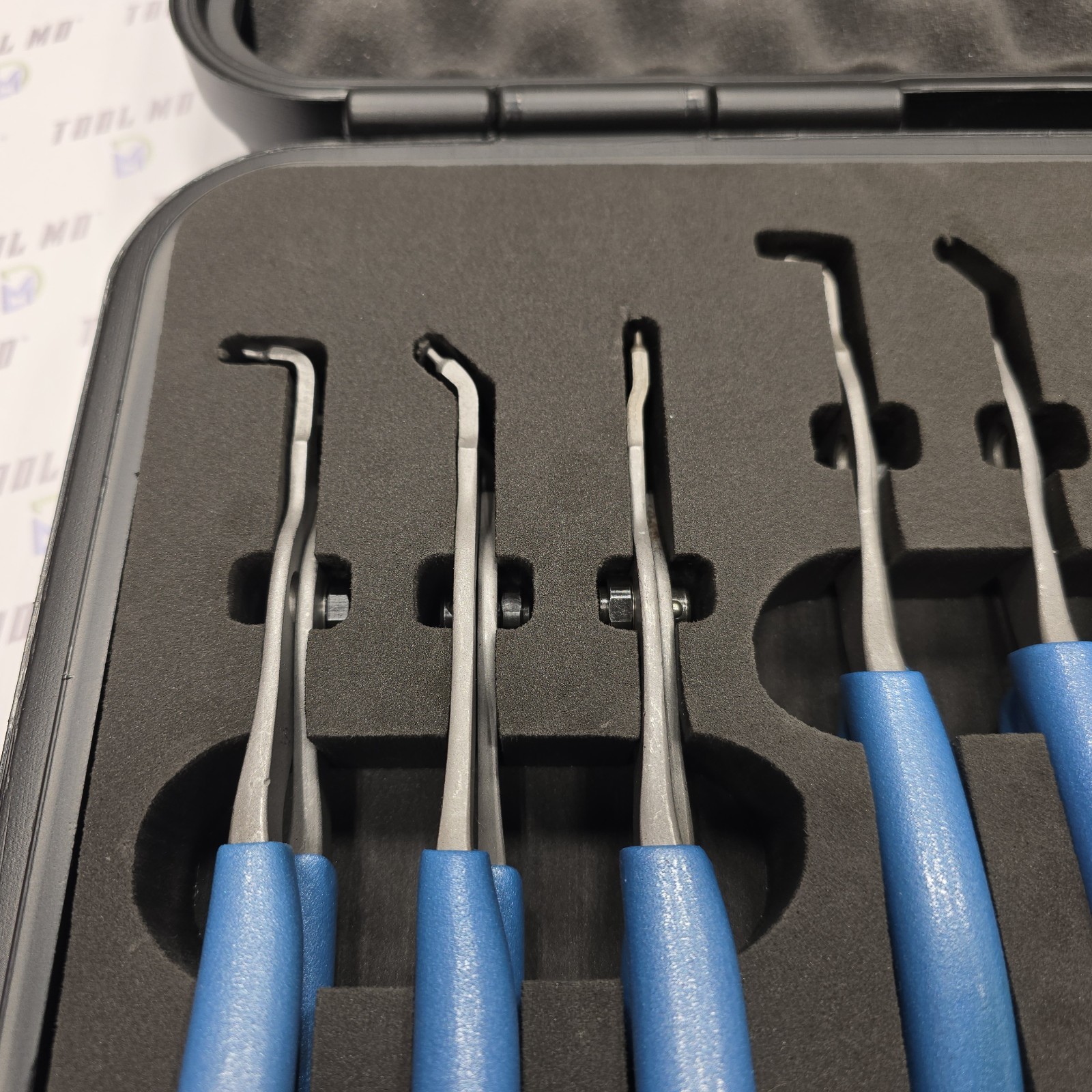 Snap-on Tools USA RARE NEW 12pc PEARL BLUE Snap Ring Plier Set SRPCR112PB