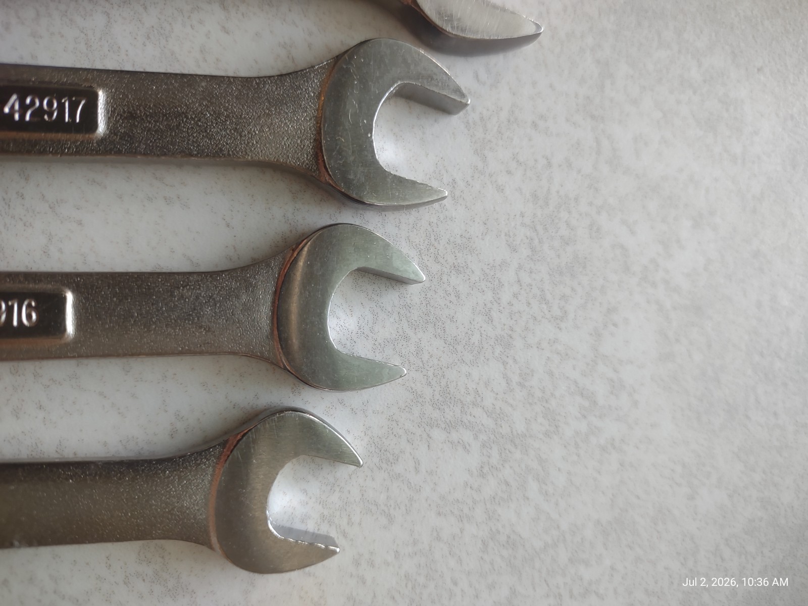 6pc Vintage Craftsman Metric Combination Wrench Lot 11mm-16mm VA Made In USA