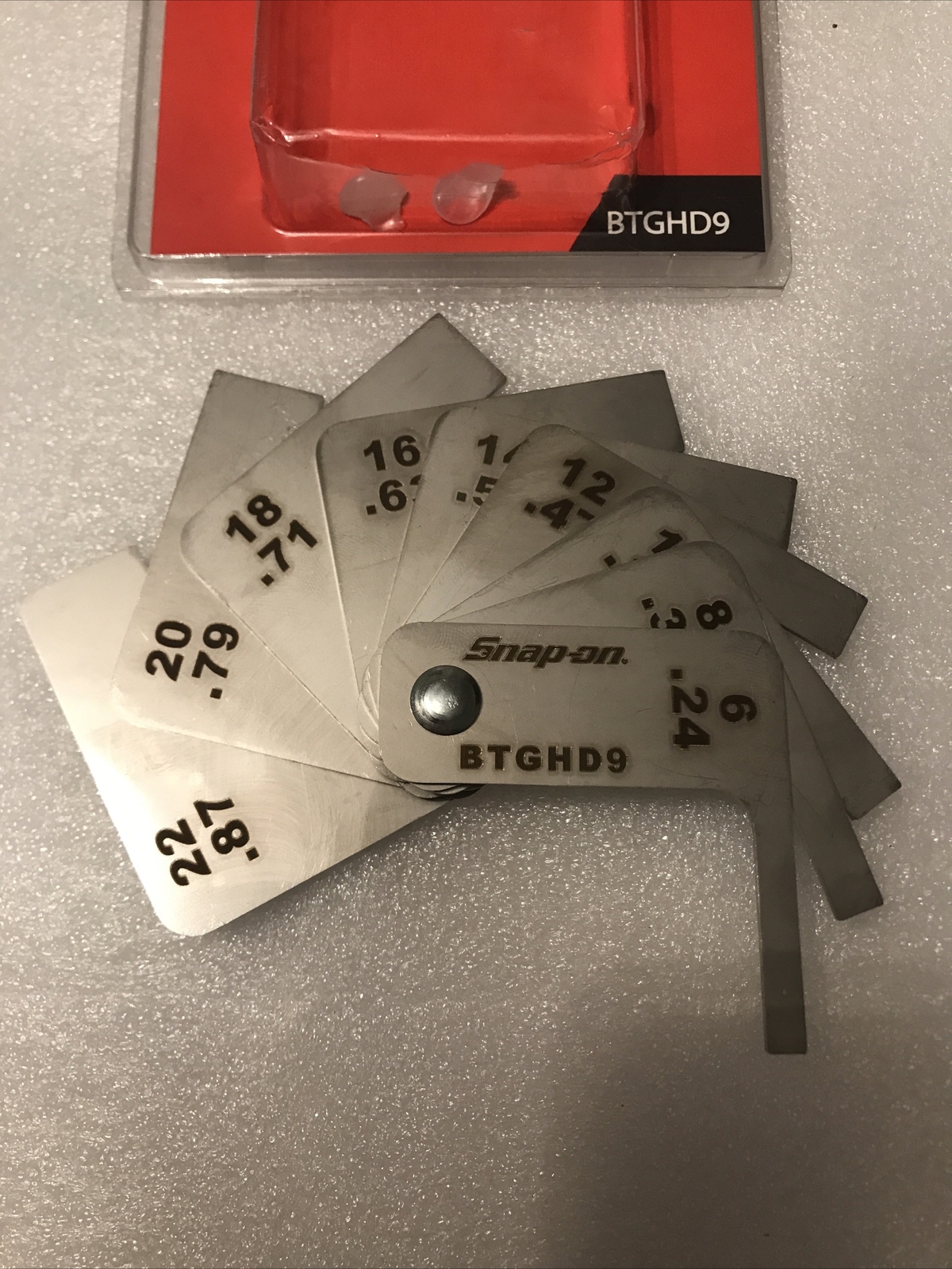 Snap On Heavy Duty Brake Lining Gauge Metric And Imperial NEW