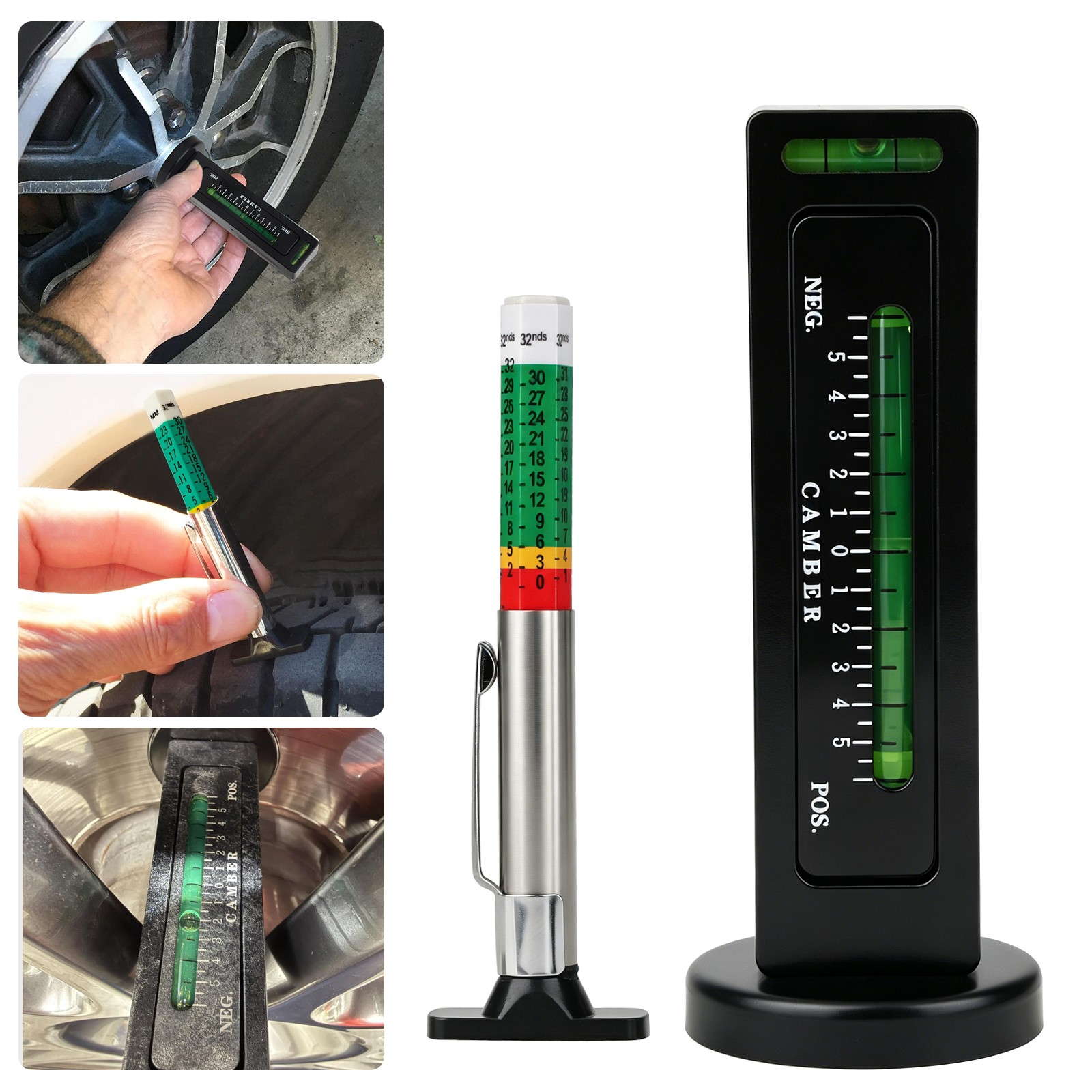 Adjustable Magnetic Camber Castor Gauge Tool Wheel Alignment Strut Angle for Car