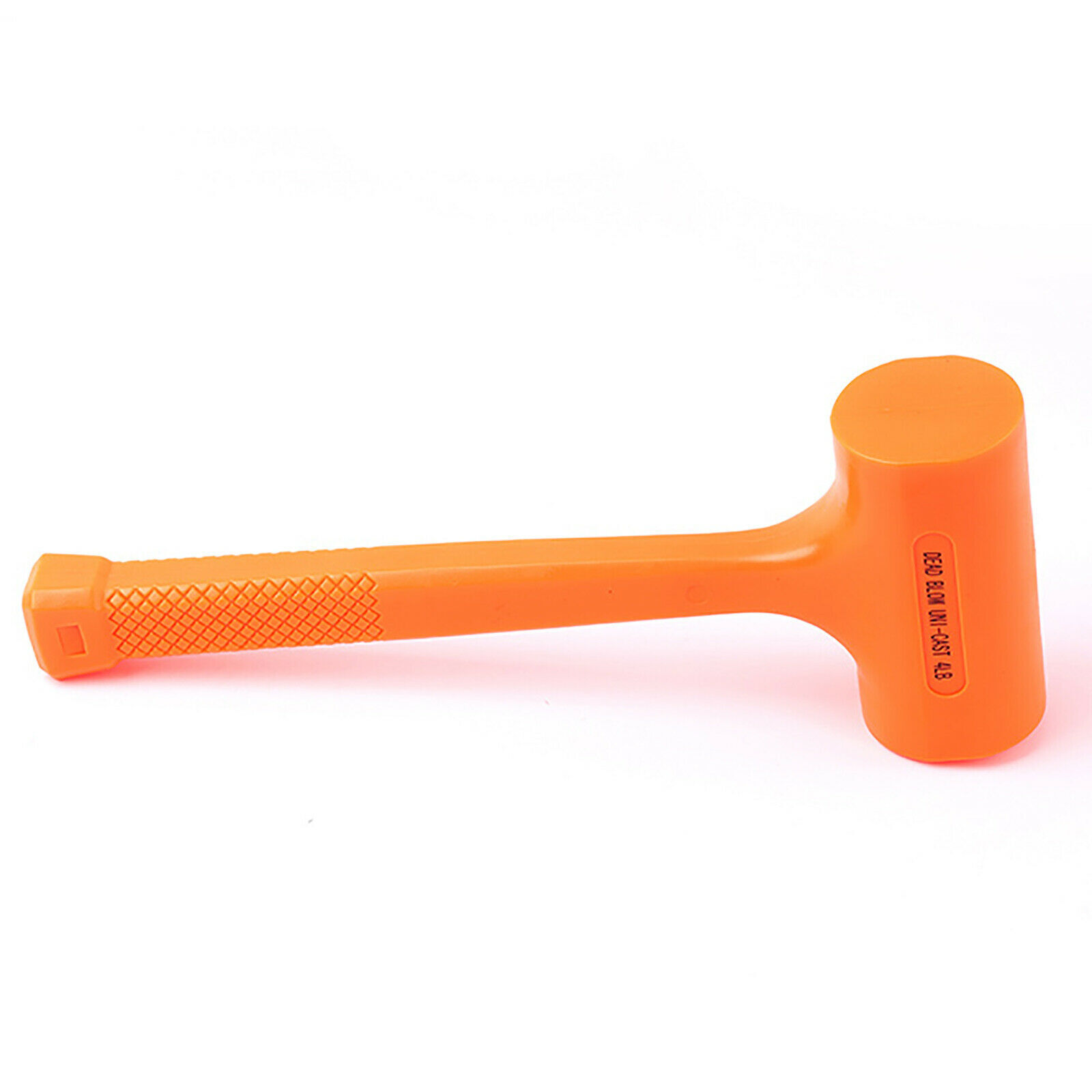 2lb Double Face DEAD BLOW Hammer Mallet Plastic Neon Orange 3.8″ non spark 2pcs