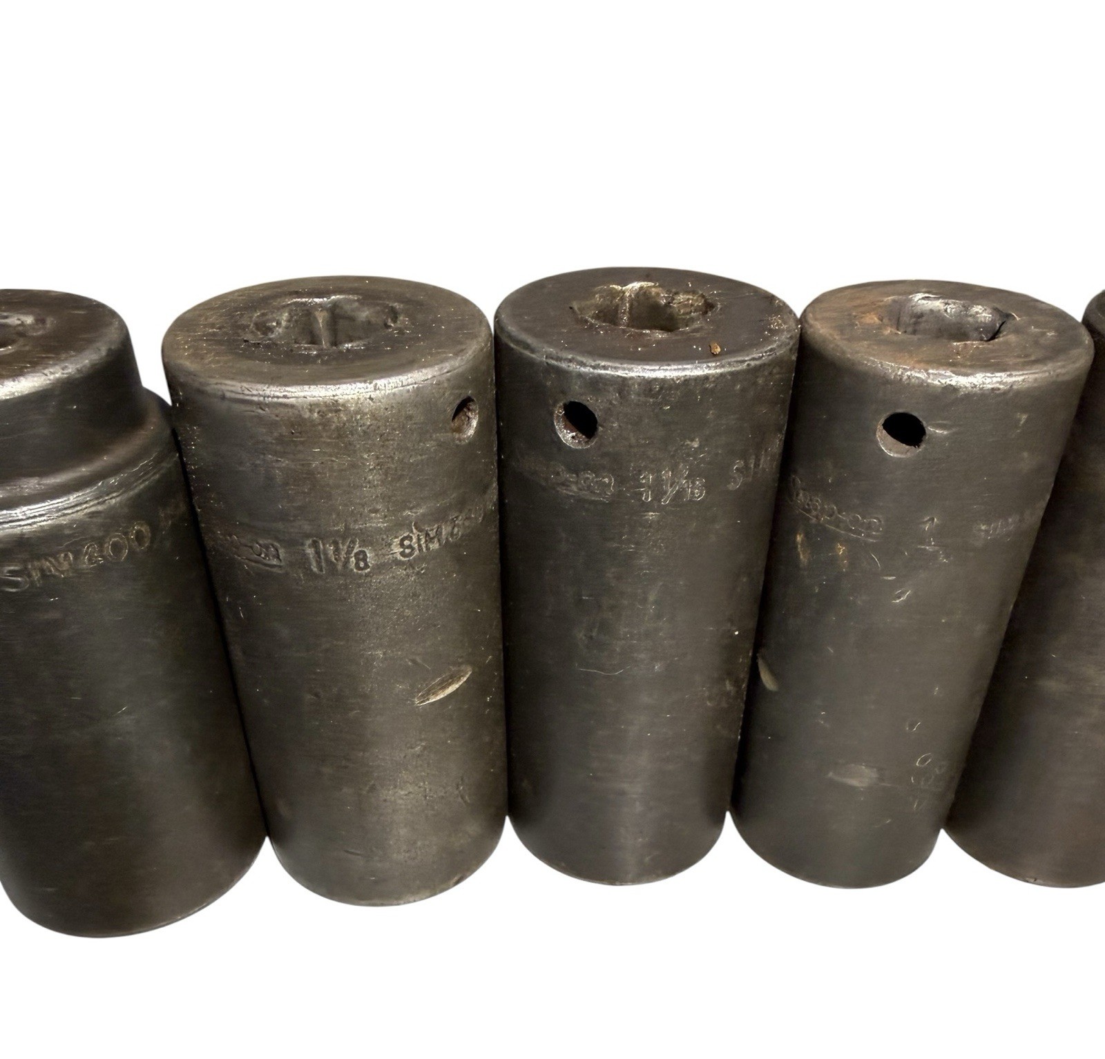 Snap On SIM 160-400 1/2″-1-1/4 1/2” Drive 6 point 12 Pc Set Deep Impact Socket