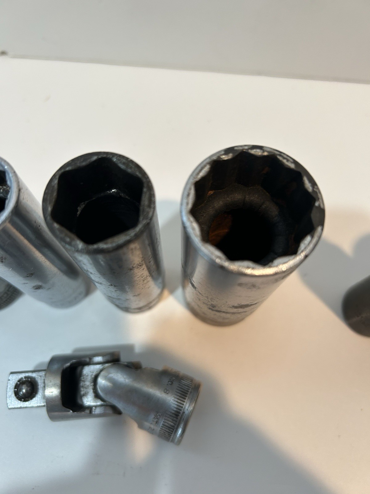 Snap-on Socket Lot/12 Pieces/ 1/2 Inch Drive/Swivel Extension