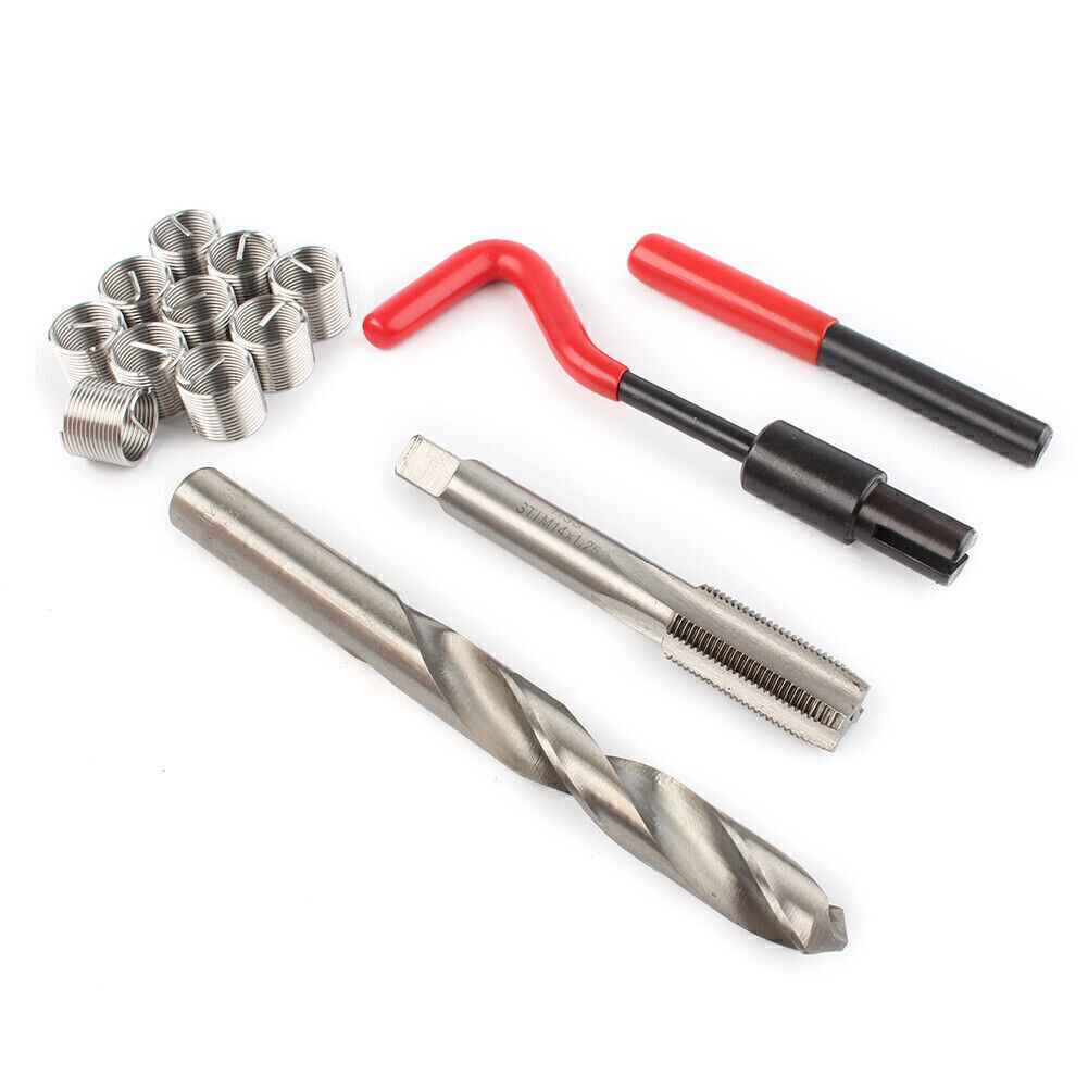 Metric Thread Repair Insert Kit M5 M6 M8 M10 M12 M14 Helicoil Car Pro Coil Tool