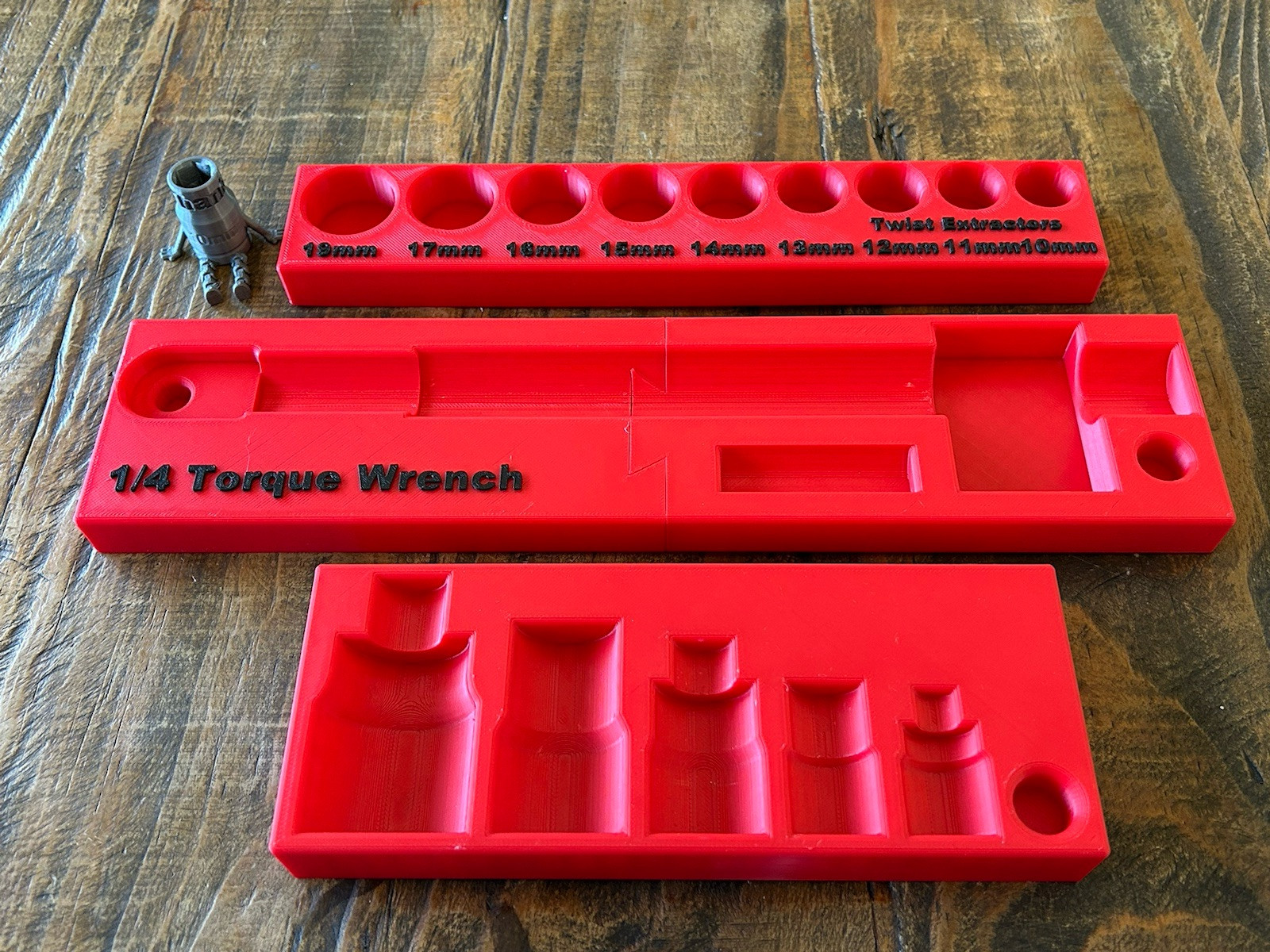 Custom Tray For Snap On 1206GS 6 Pc Combination Square Drive Adaptor Set