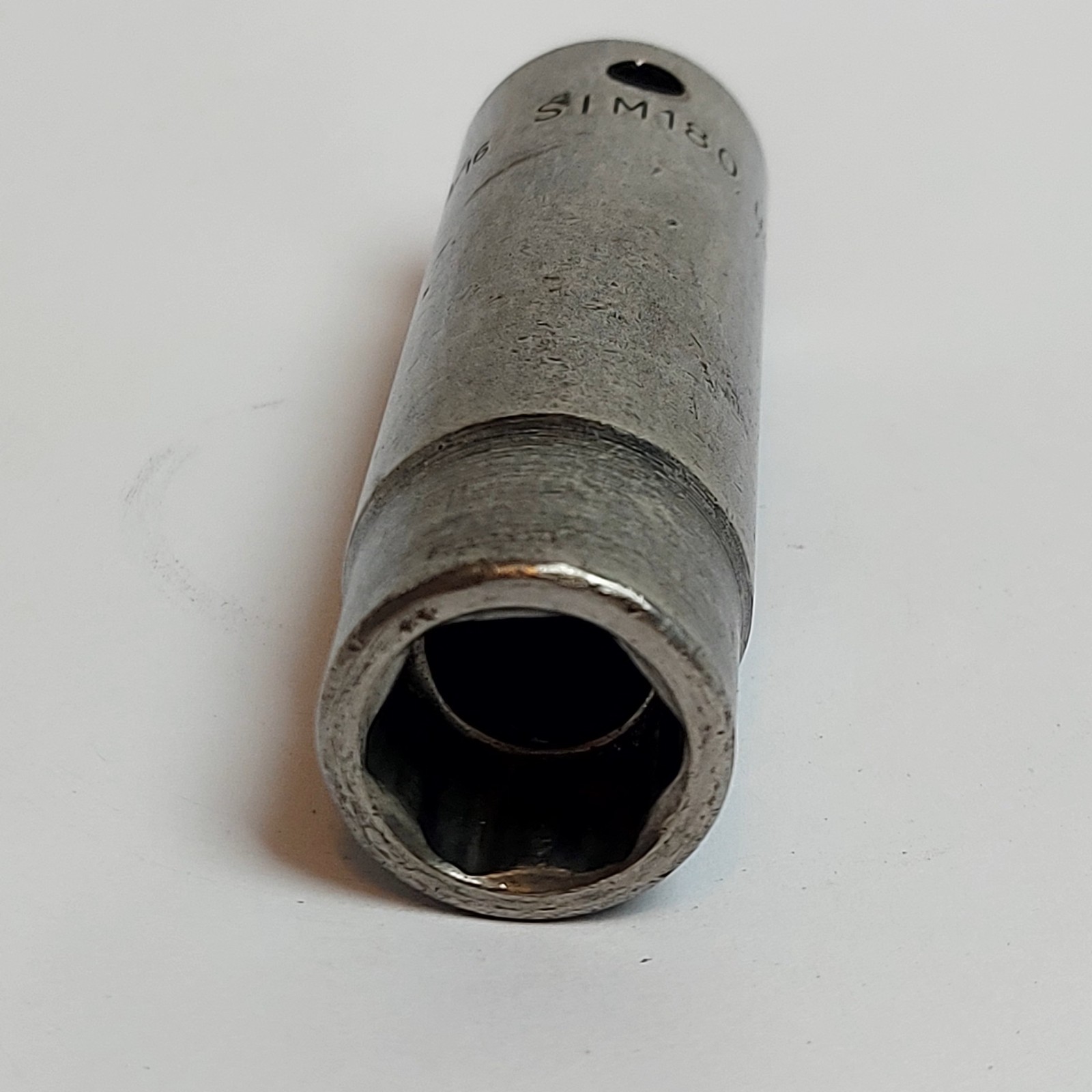 Snap-On SIM180 1/2″ Drive 6 Point 9/16” SAE Deep Impact Socket USA