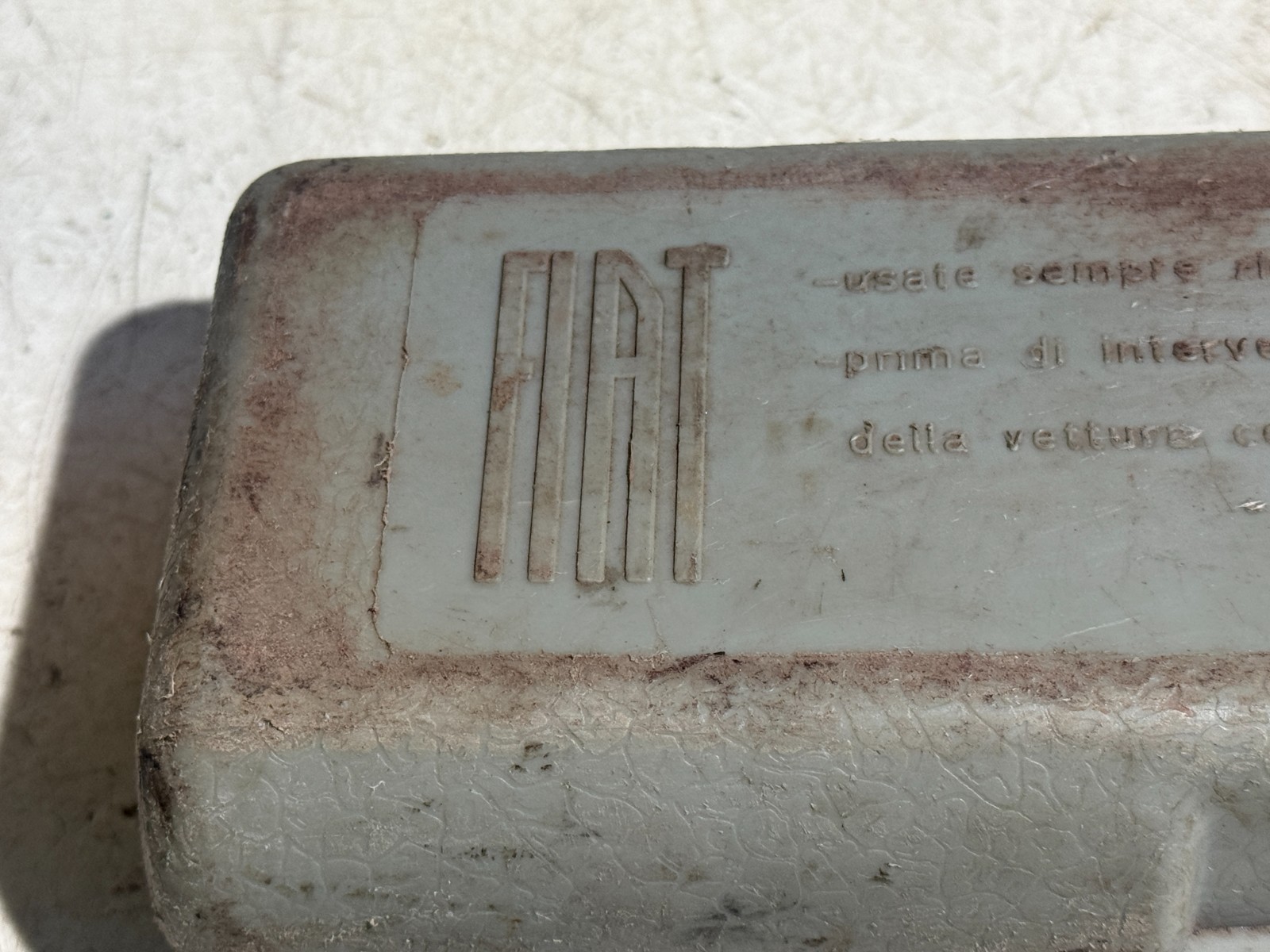 Vintage Fiat 500 600 850 124 127 128 Tool Kit Set – missing 1 tool