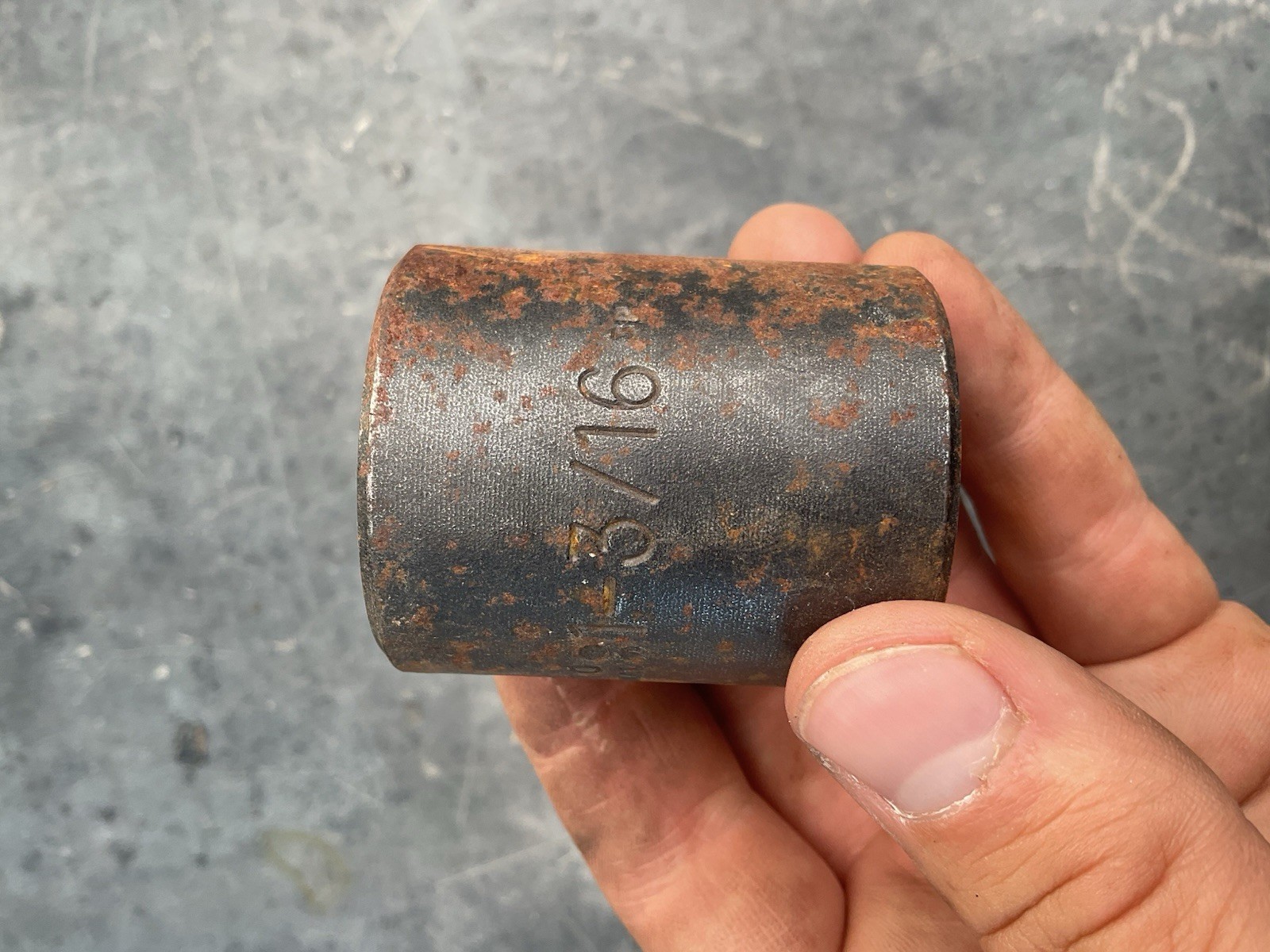 Proto 7438H – 1/2″ Dr Impact Socket 1-3/16″ – 6 Point USA Rusty