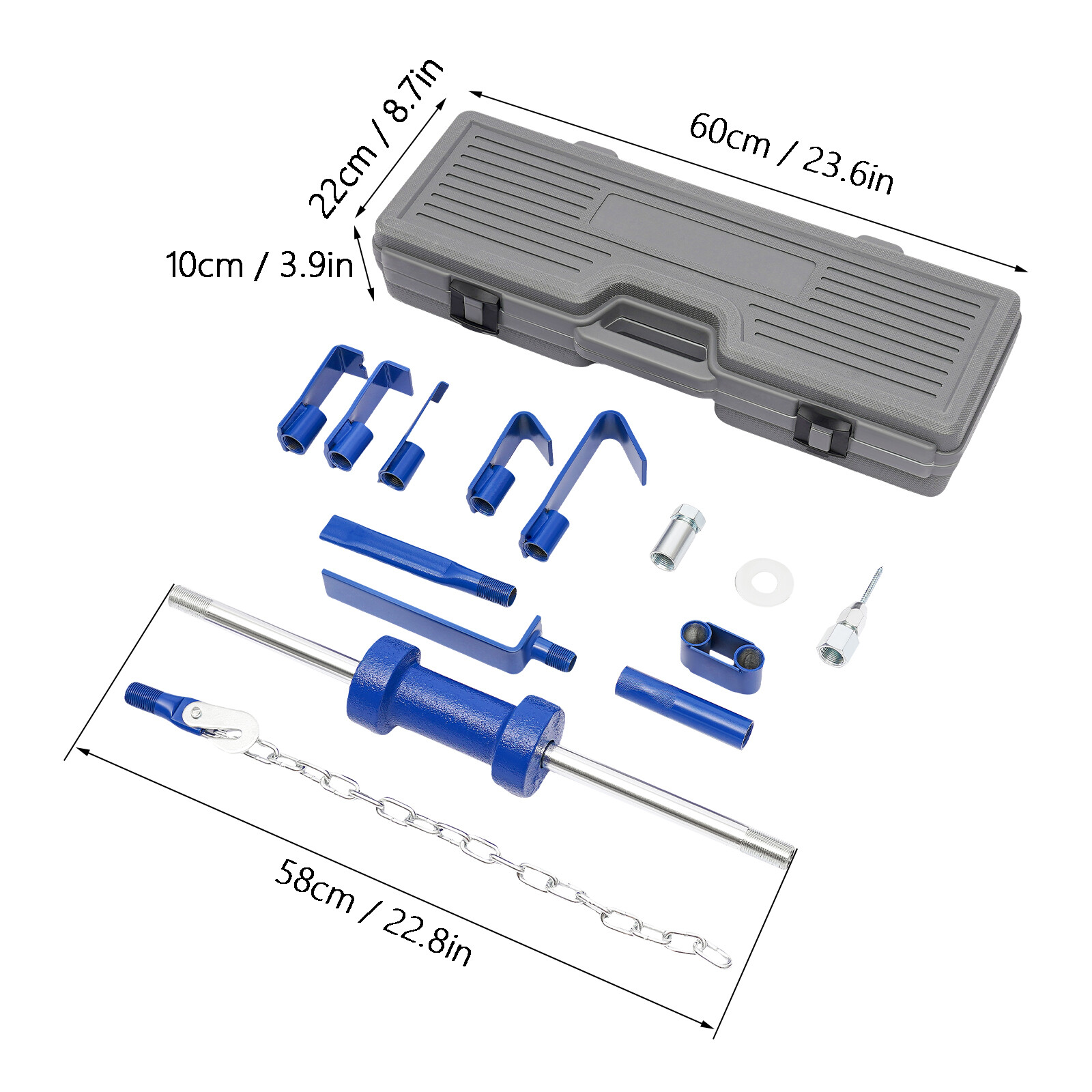 Dent Puller, Automotive Hammer Puller Frame Set, Slide Hammer Dent Puller Set