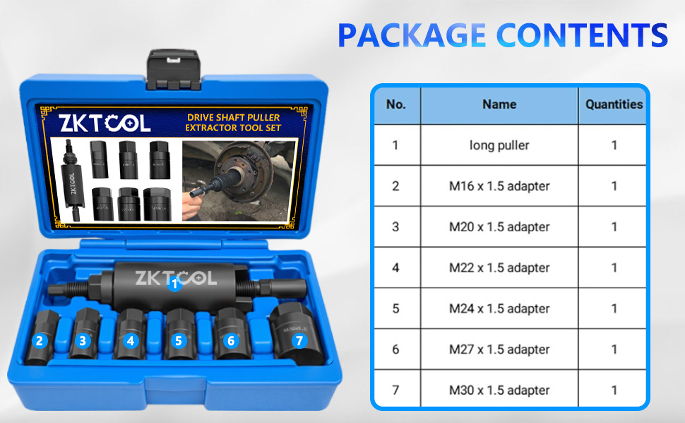 Drive Shaft Puller Extractor Tool kit for BMW Porsche Subaru