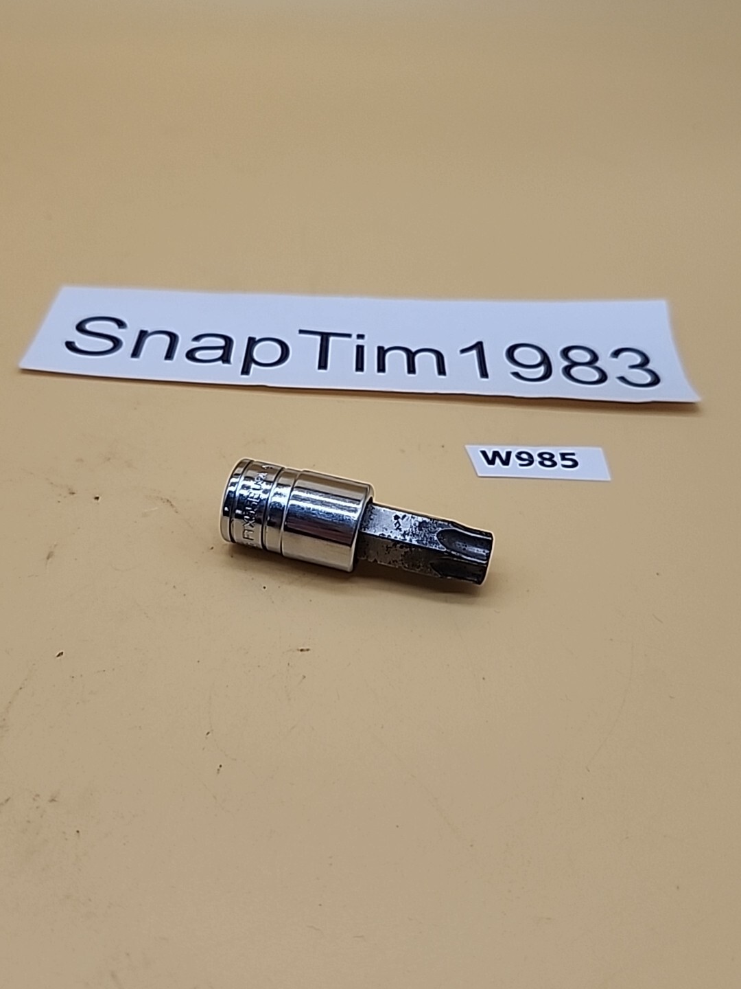 Snap-on Tools 3/8″ Drive T55 Standard Torx Bit Chrome Socket FTX55E USA