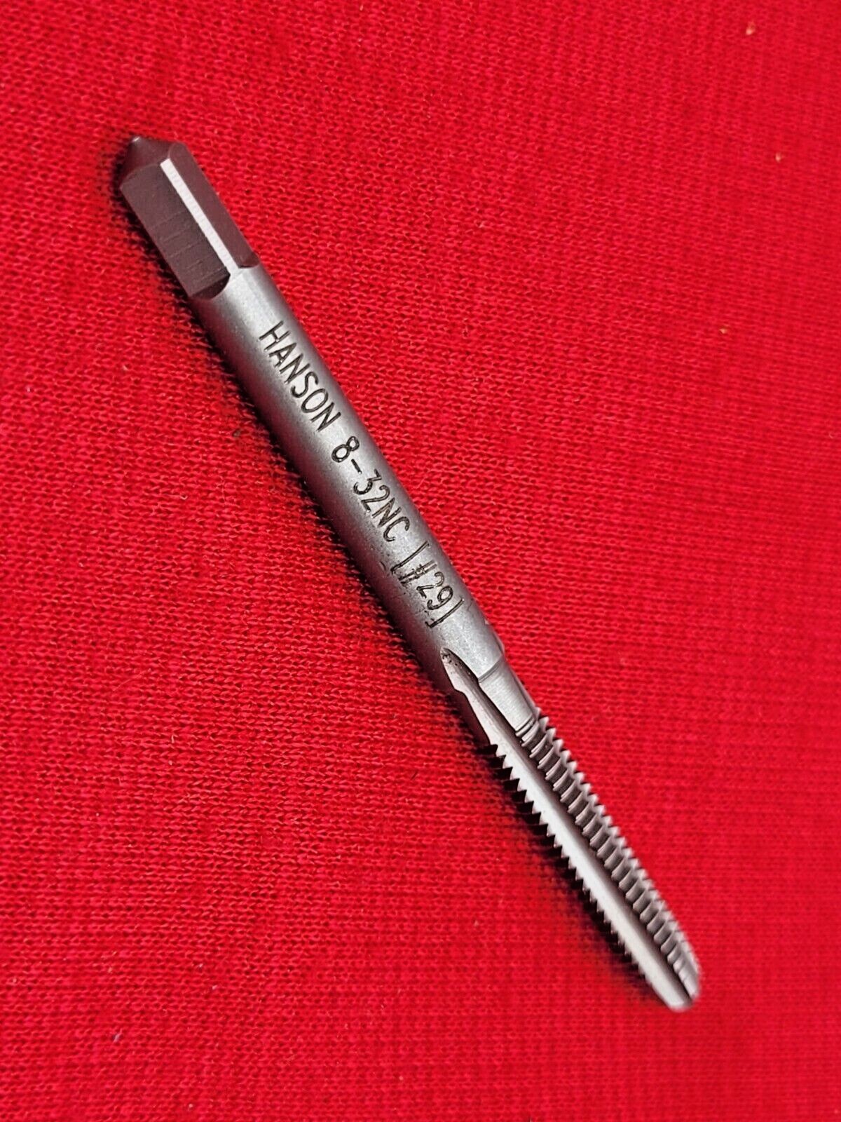 8-32 NC Bottom Hand Tap Irwin Hanson 1224 ZR 4FL Carbon Steel USA 8/32