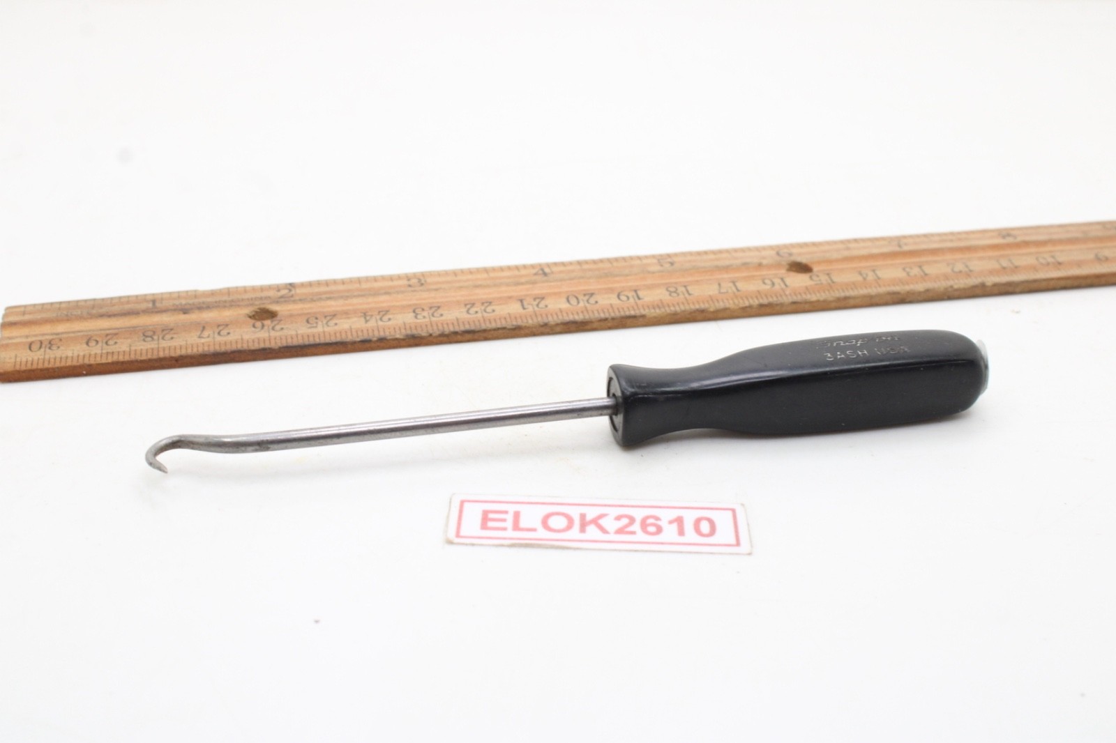 Snap-on Tools 3ASH 5-7/8″ Mini Hook Pick Black Hard Handle Made in USA