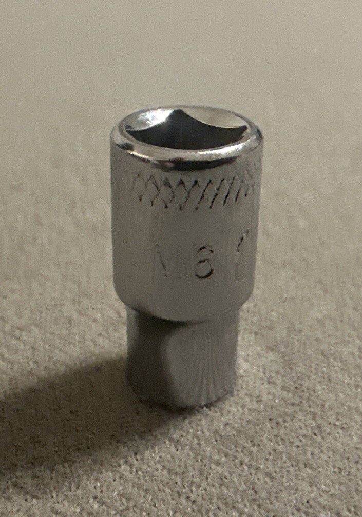 Mac Tools USA 6mm 6 Point 1/4″ Drive Shallow Socket M6 6MMR
