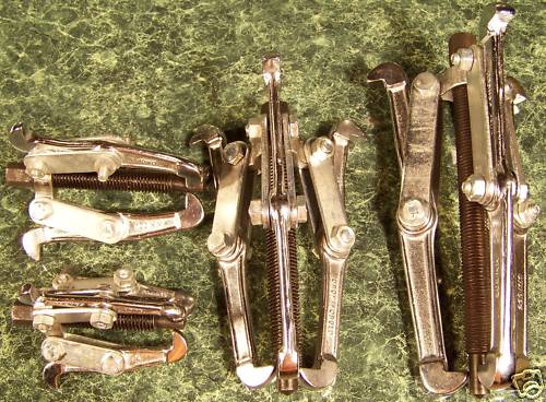 4pc 3 JAW GEAR PULLER SET 3″ 4″ 6″ 8″ Pull Heavy Duty Heat Treated big 8 inch