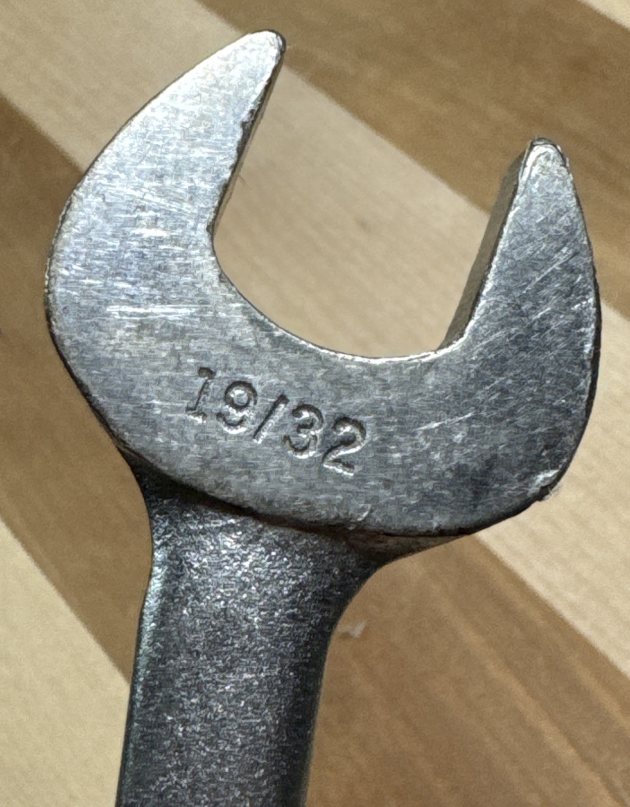 Vintage Craftsman =V= 19/32in. x 11/16in. Double Open End Wrench Forged in USA