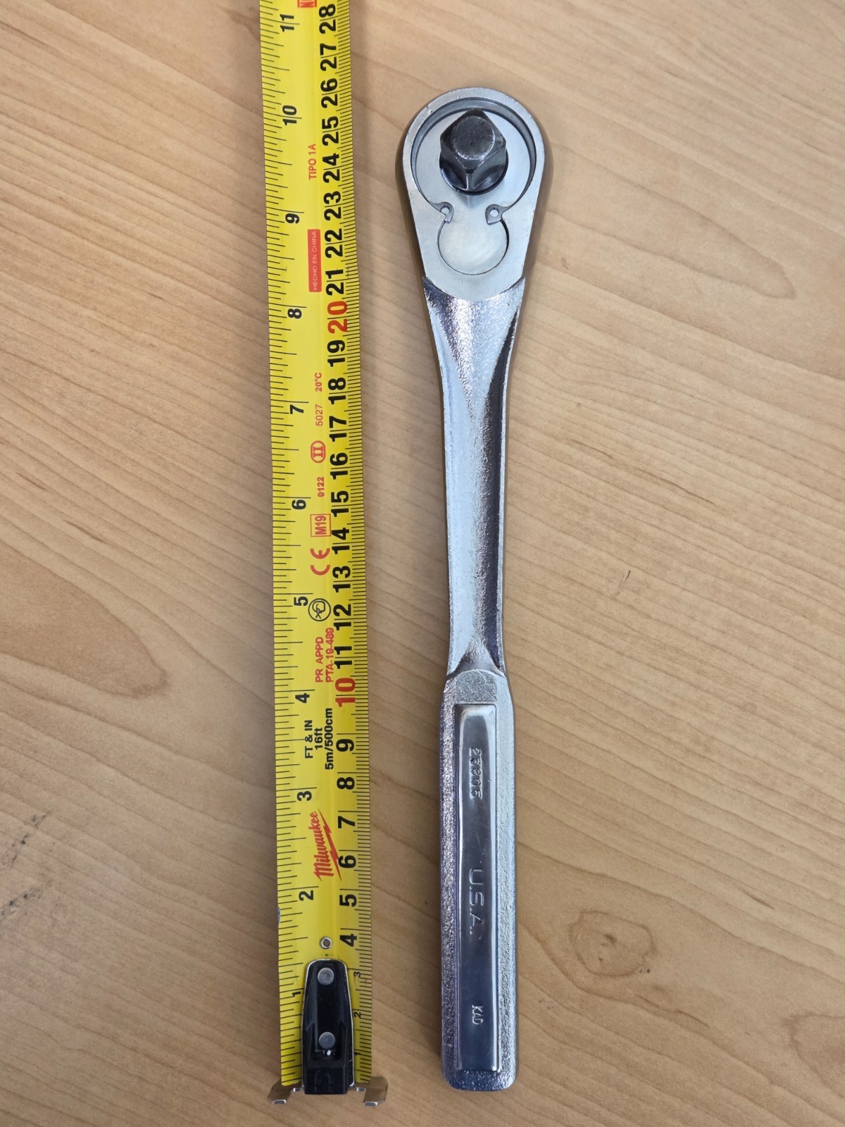 Collectors! Rare «Craftsman Industrial» USA 23805 1/2” Teardrop QR Ratchet KAD