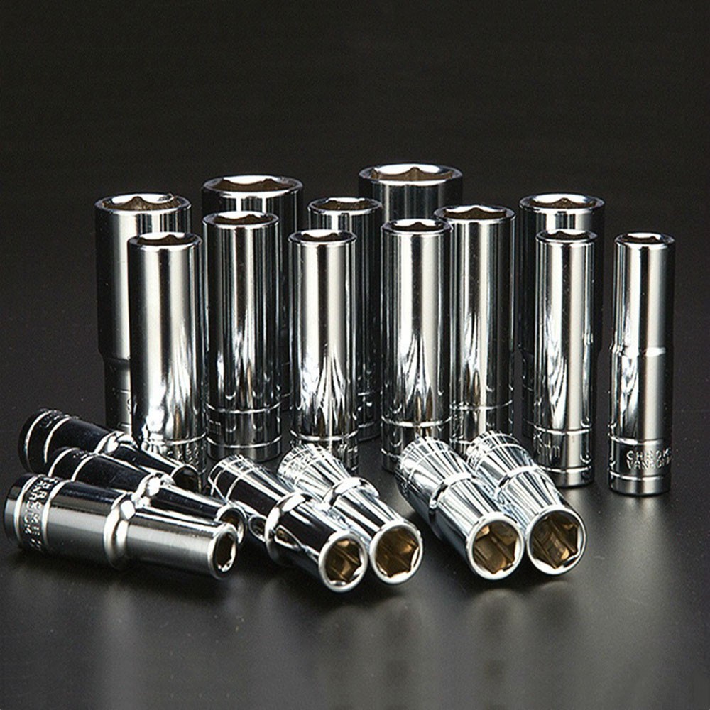 1/2″ Drive 6 Point Shallow & Deep Metric Socket 8mm-32mm Standard Sockets Cr-v ！