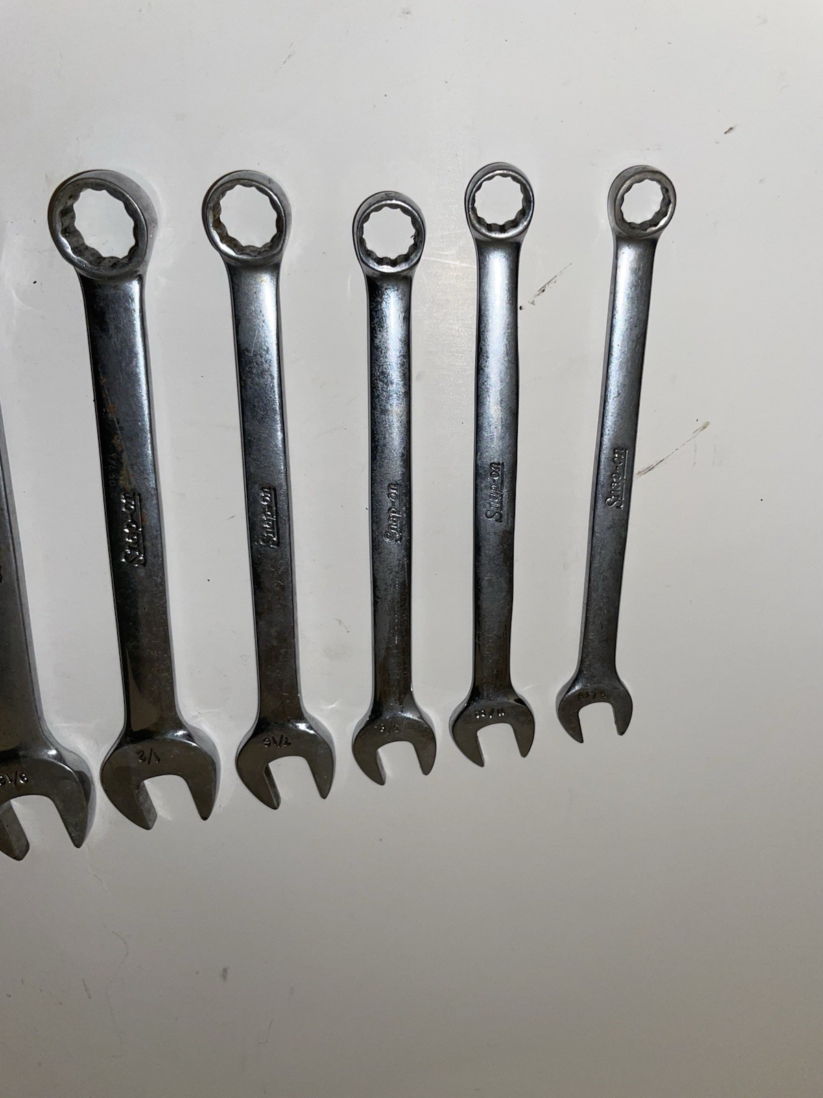Snap On Wrench Set 12 Pt Flank Drive Combo Short OEX 100 – 320 SAE 5/16 to 1