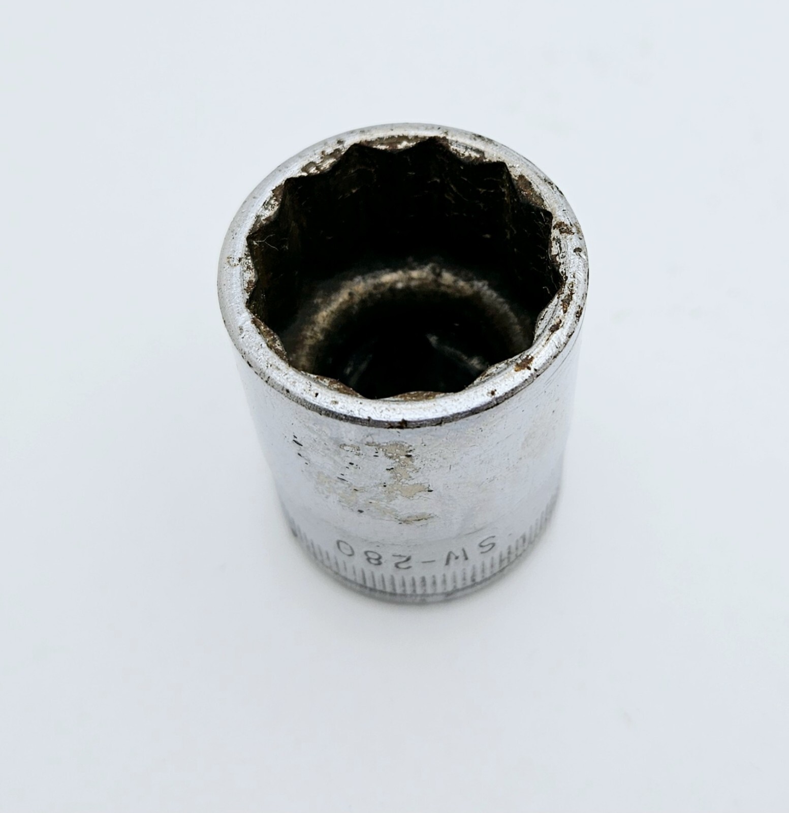 Snap-On SW-280 Socket 7/8 in. 12pt 1/2″ Drive Shallow Socket Vintage