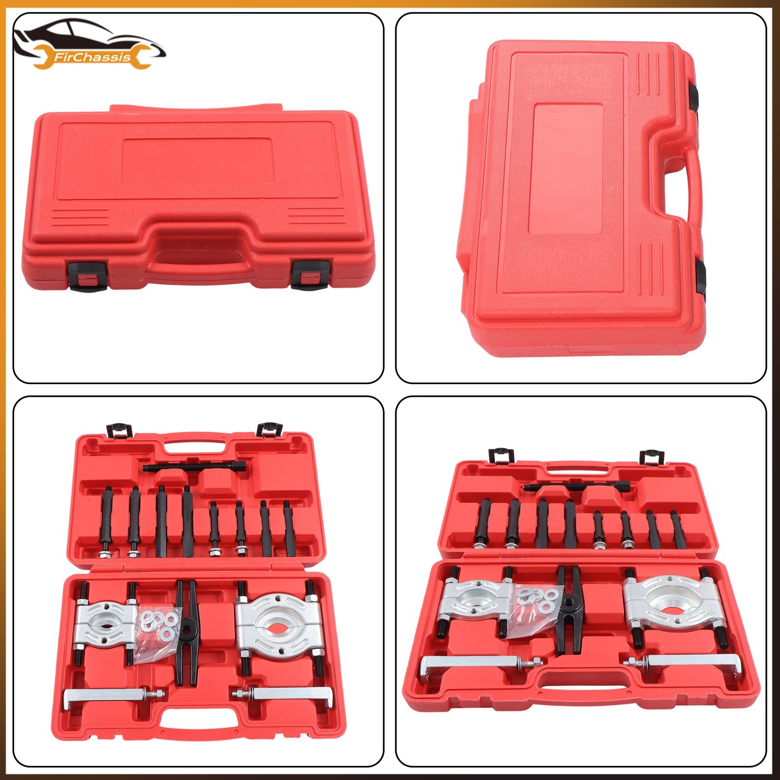14Pcs Capacity Pinion Wheel Bearing Removal Kits Bearing Splitter Tool