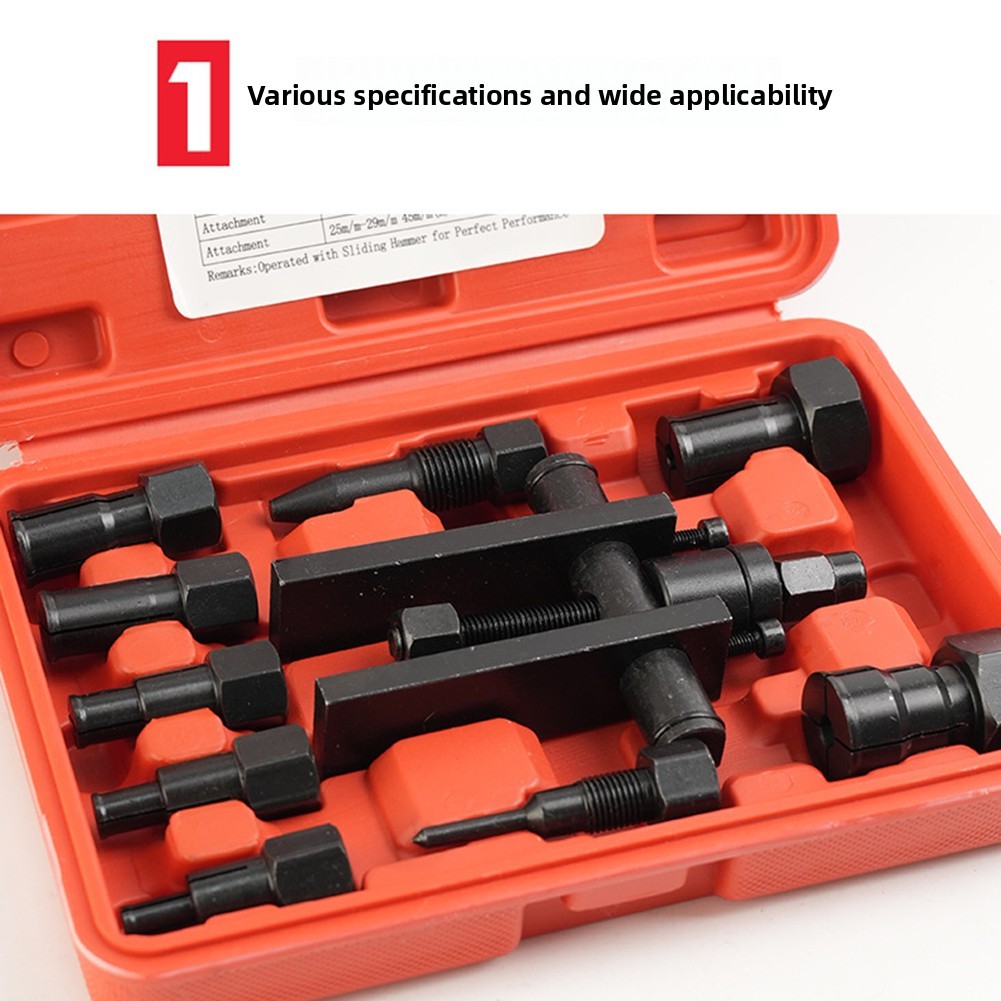One Set 10 Piece Inner Bearing Pullers Set Manual Bearing Removal Tools for