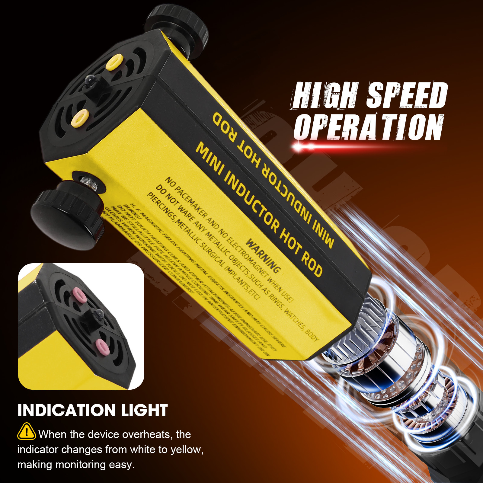 Magnetic Induction Heater Kit with 8 Coils for Rusty Screw Removing