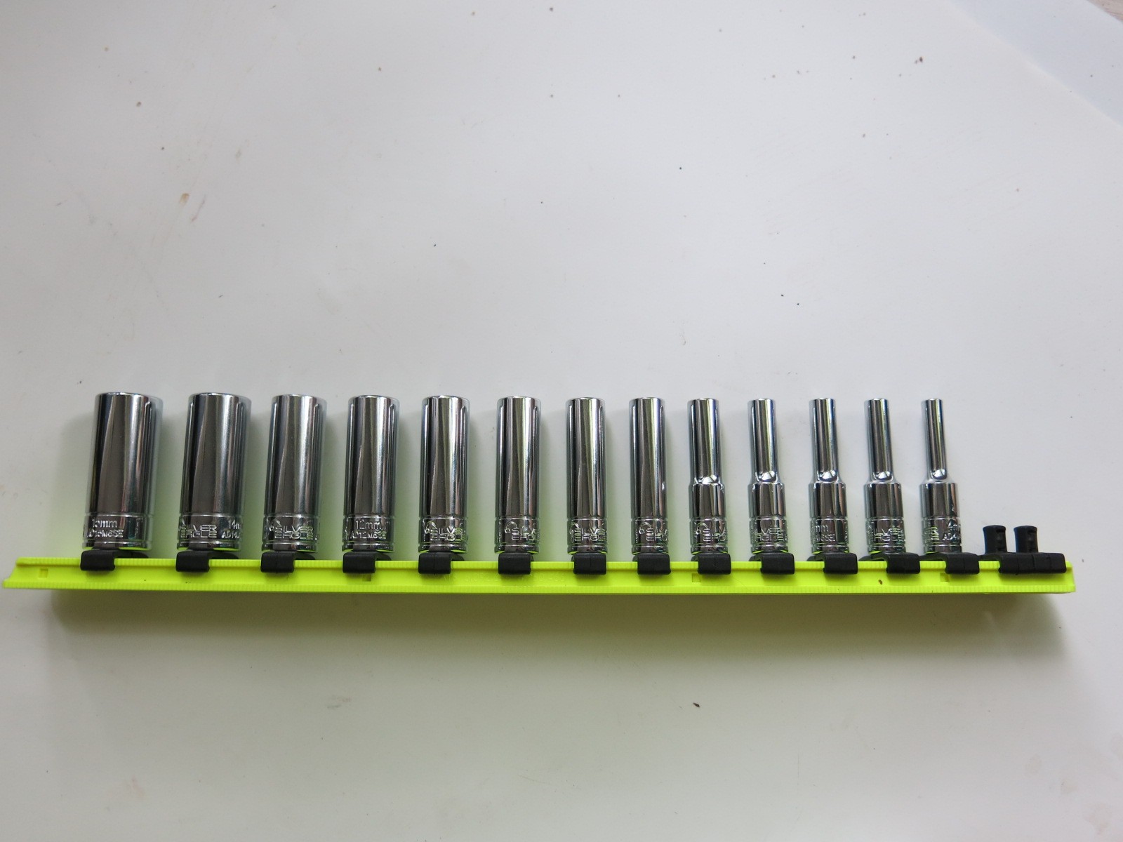 MATCO Tools 1/4″ DRIVE SILVER EAGLE METRIC DEEP SOCKET SET Snap on Hi-Viz Rail