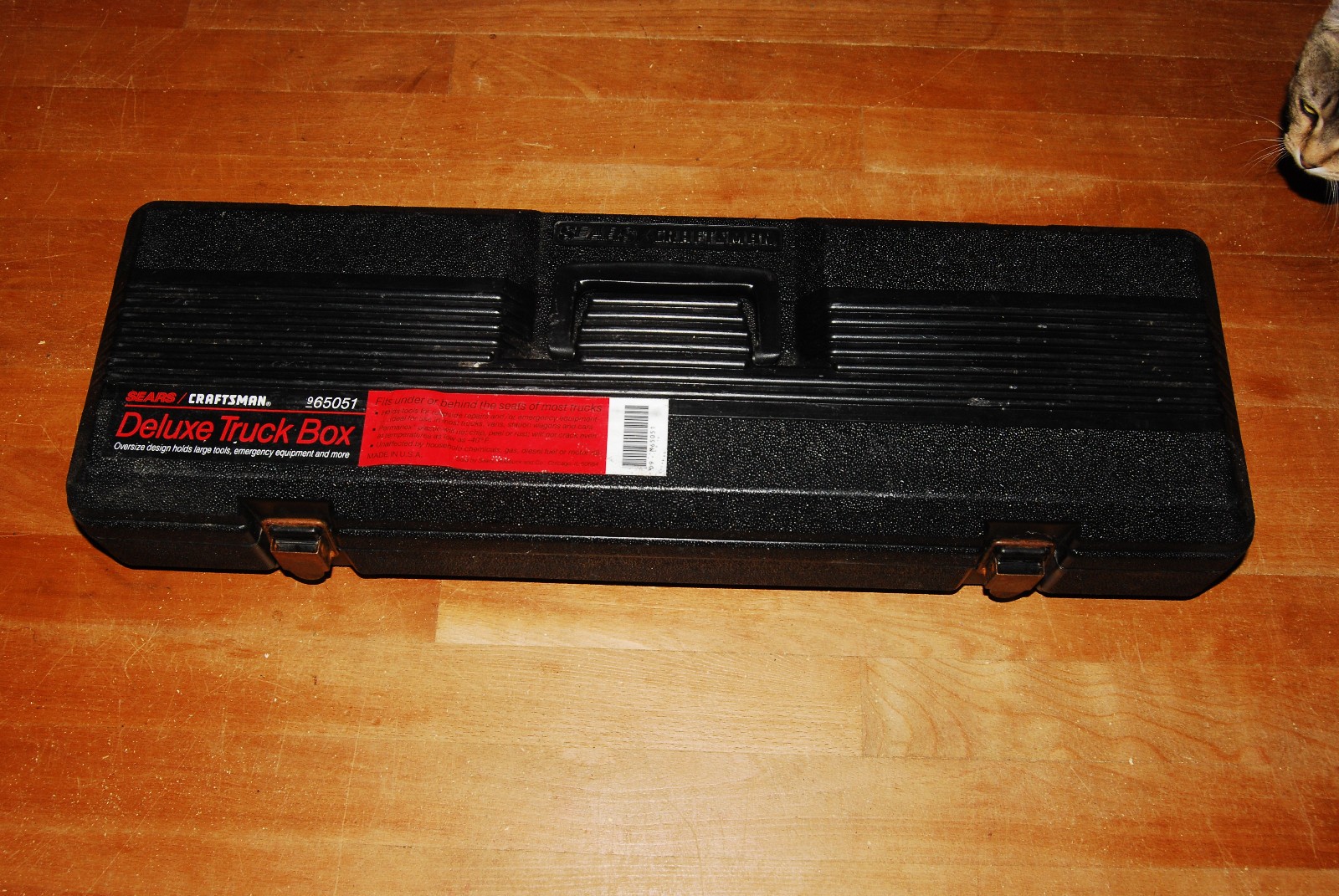 Sears Craftsman 25″ Deluxe Truck Tool Box 65051 Low Profile Made In USA Vintage