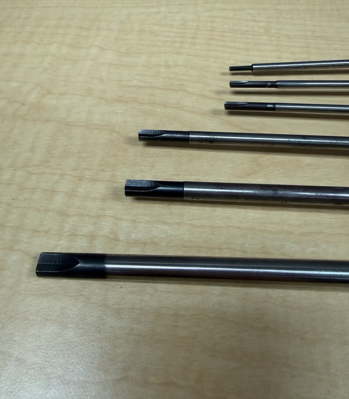 Snap-On Tools SSDC Clutch Head Tip Screwdriver Set of 6 Black Handle