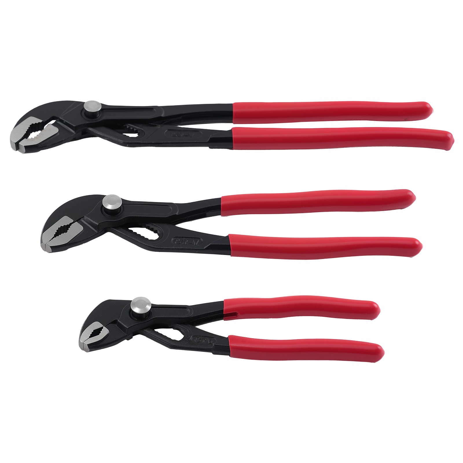 Water Pump Pliers 7″ 10″ 12″ 3pc Carbon Steel Self-Locking Non-Slip Grip