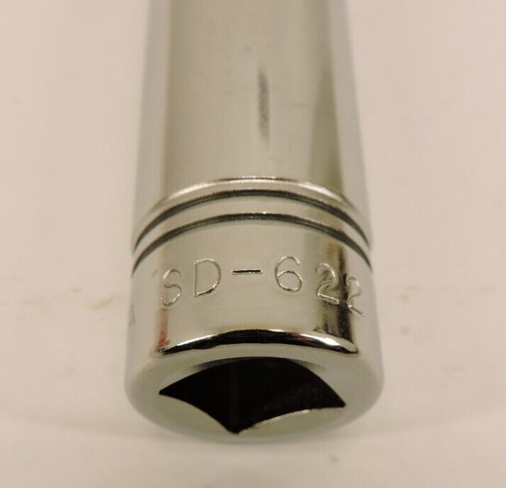 Williams Tools SD-622 1/2″ Drive 11/16″ 6-Point SAE Deep Socket